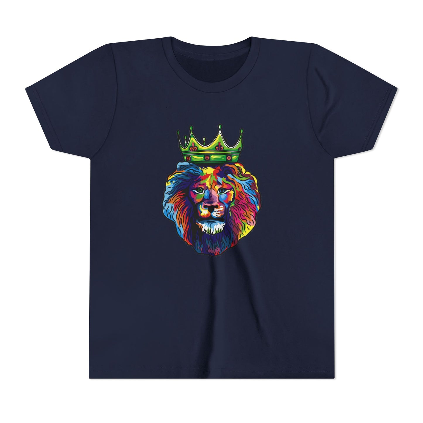 COLOR LION Youth Short Sleeve T-shirt - peace and joy in faith living