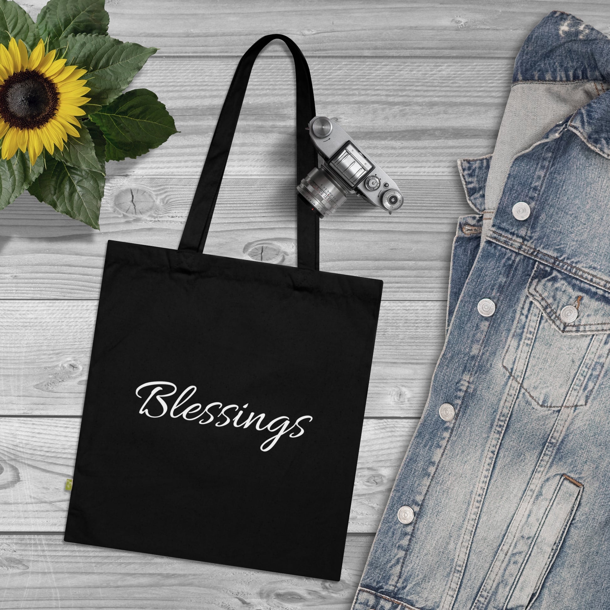 BLESSINGS Tragetasche aus Bio-Baumwolle