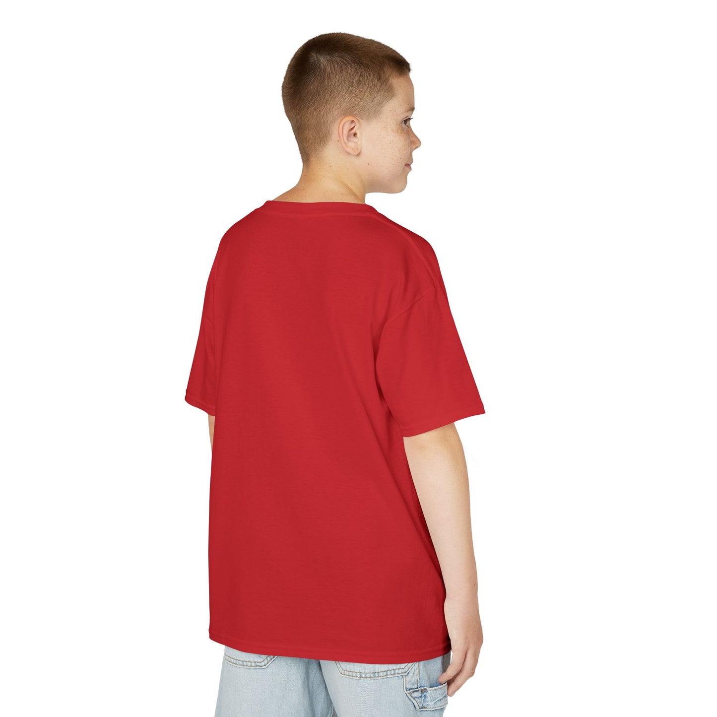 Let It Snow Kinder T-Shirt aus schwerer Baumwolle - Winter- und Urlaubsspaß