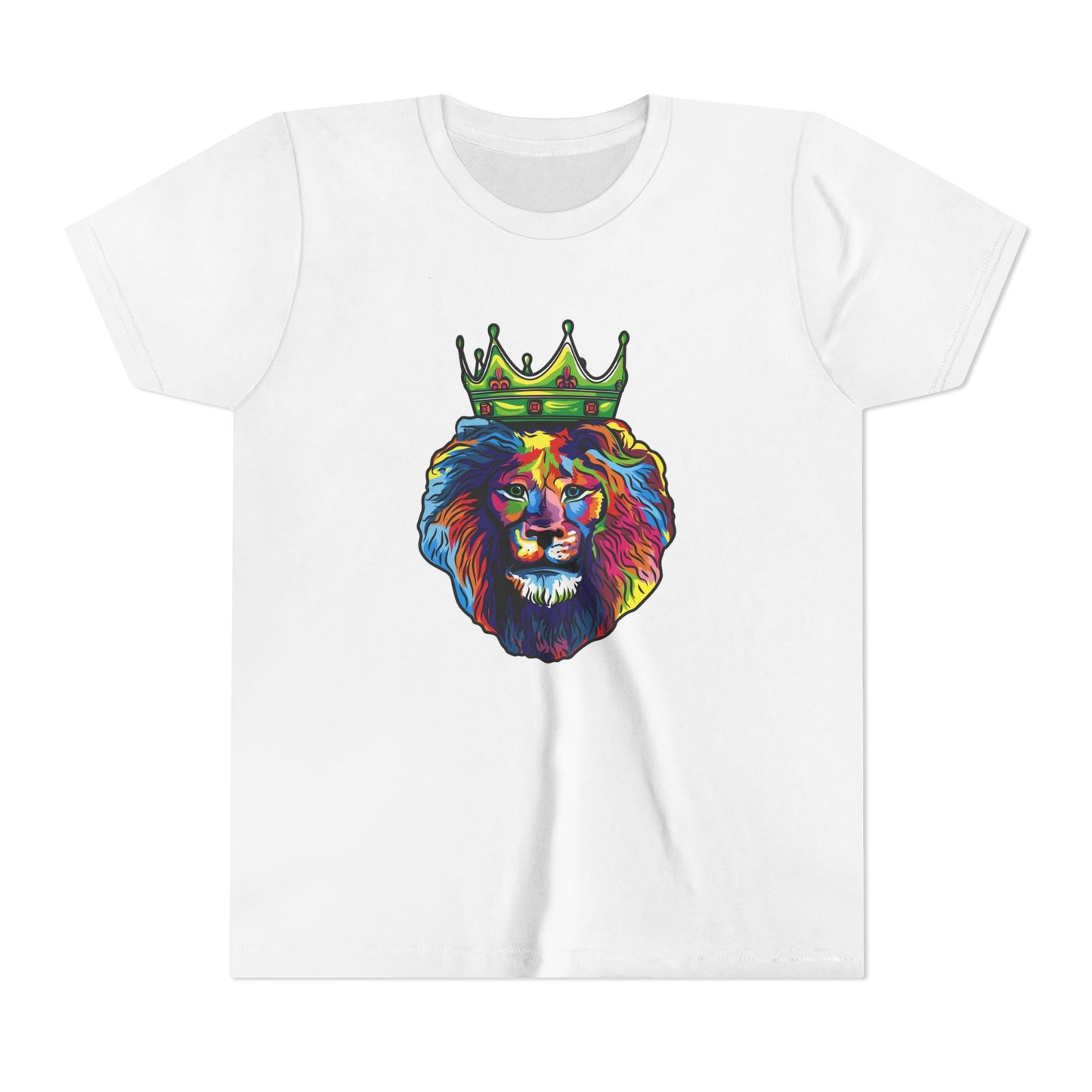 COLOR LION Youth Short Sleeve T-shirt - peace and joy in faith living
