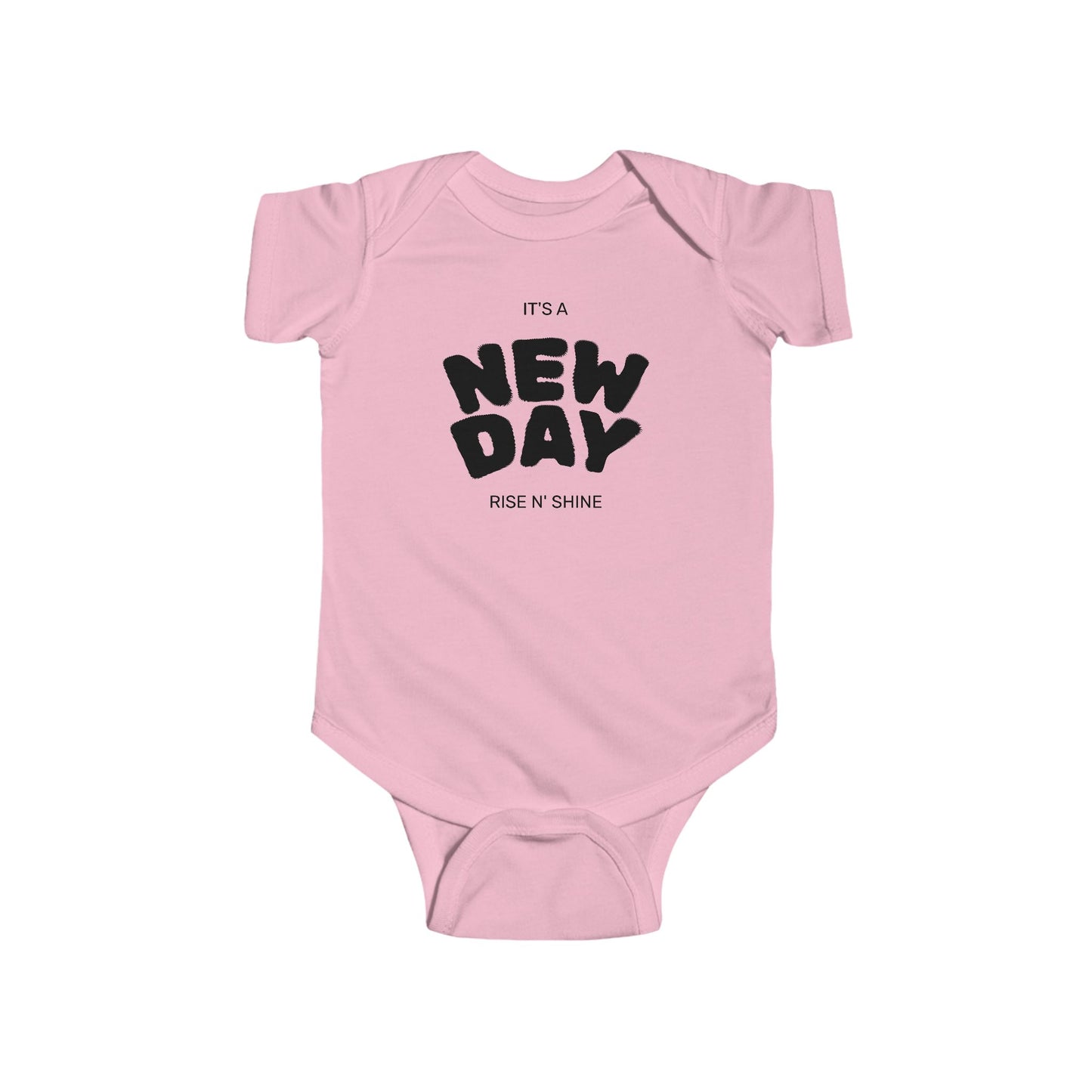 Faith-based newborn outfit with modern minimalist design, flat lay