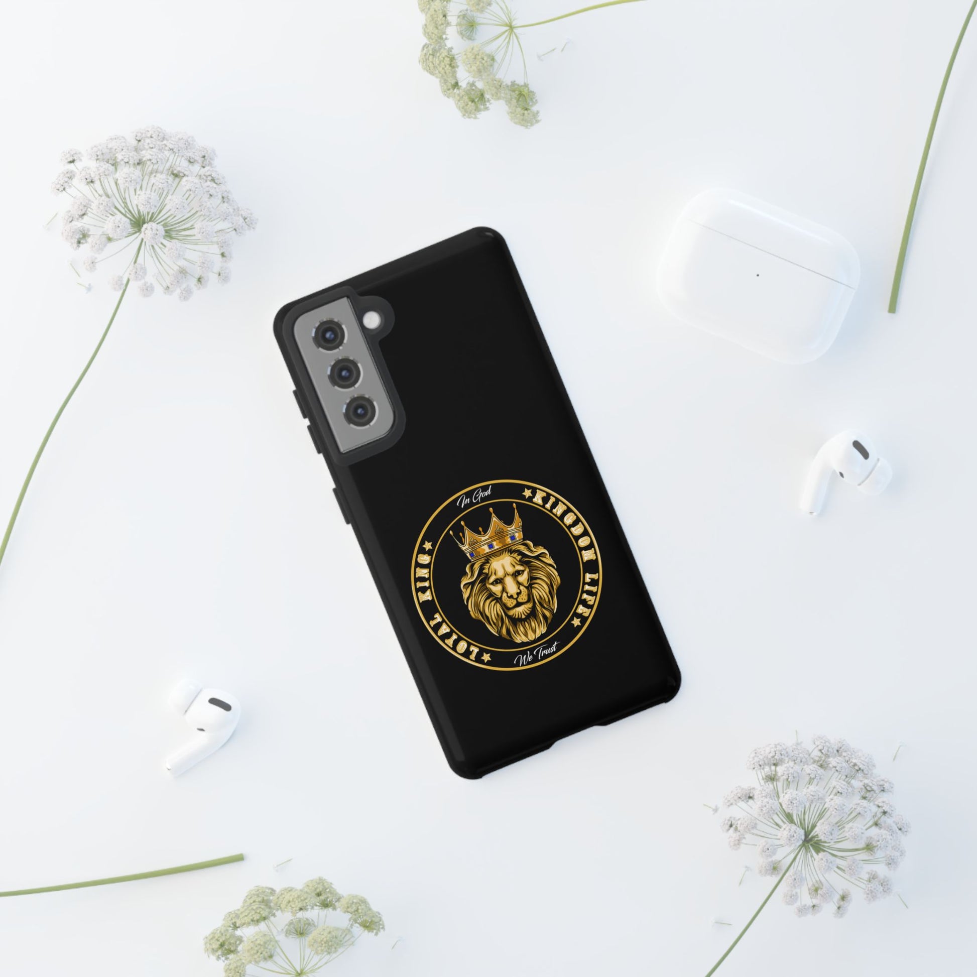 Christian gift idea – Black LOYAL KING phone case from The Original