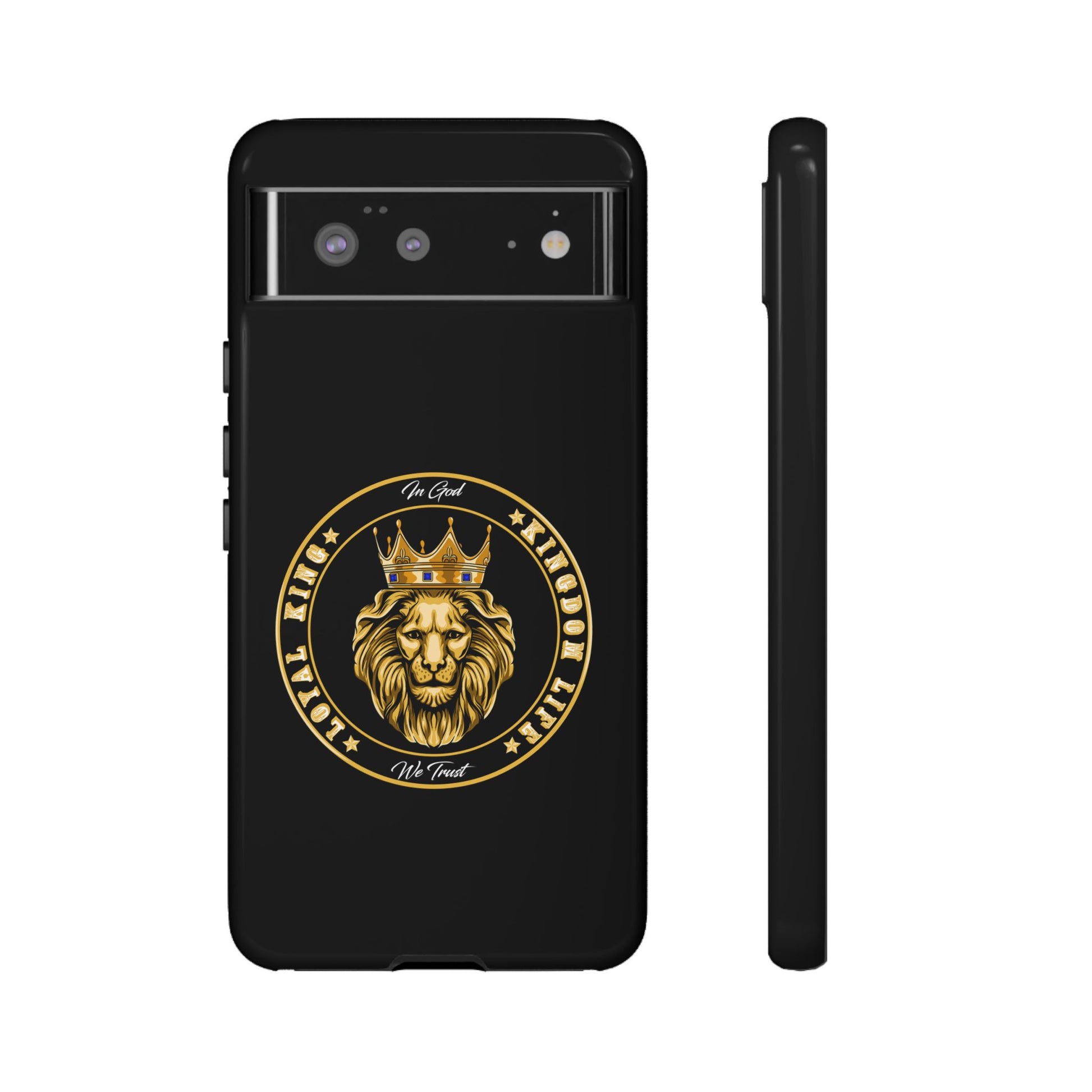 Christian gift idea – Black LOYAL KING phone case from The Original
