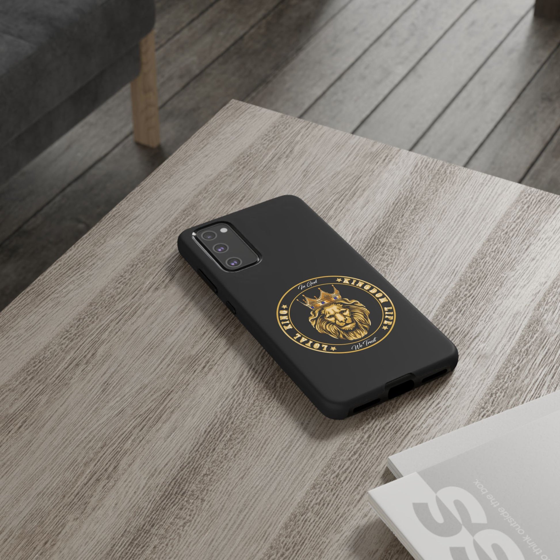 Christian gift idea – Black LOYAL KING phone case from The Original