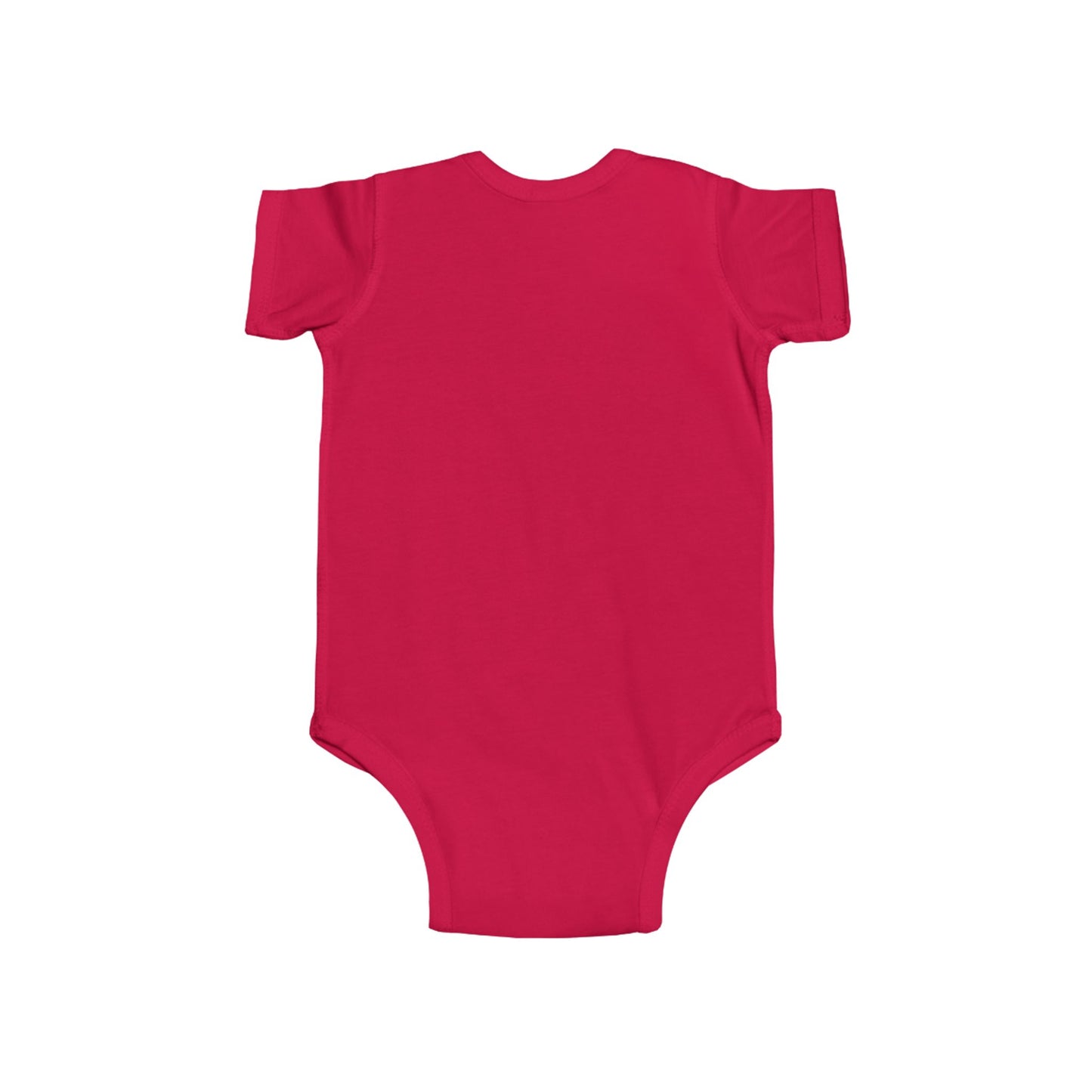 Back view of infant bodysuit with funny print Baby sis from The Original
