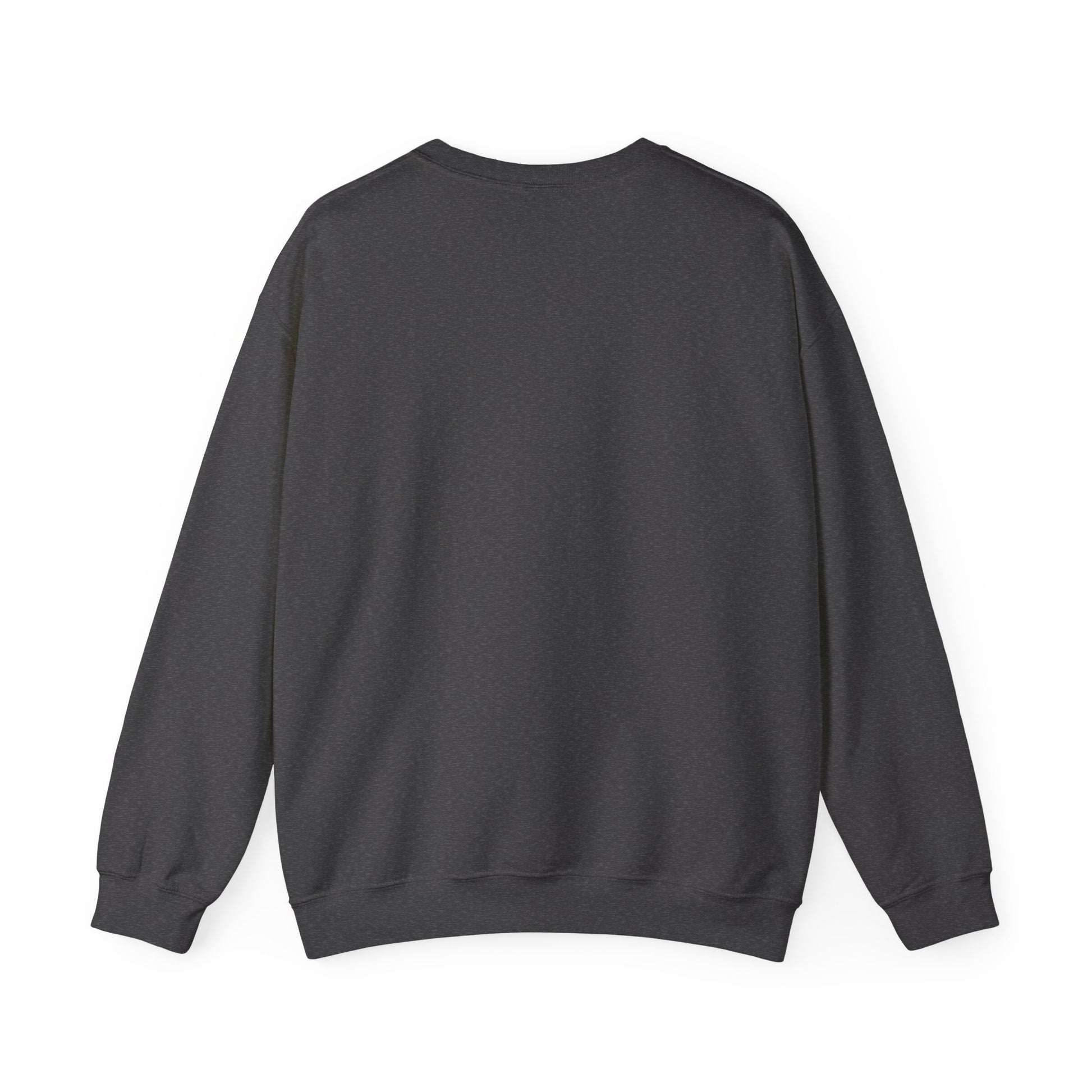 Flat lay back design of The Original sweatshirt unisex style