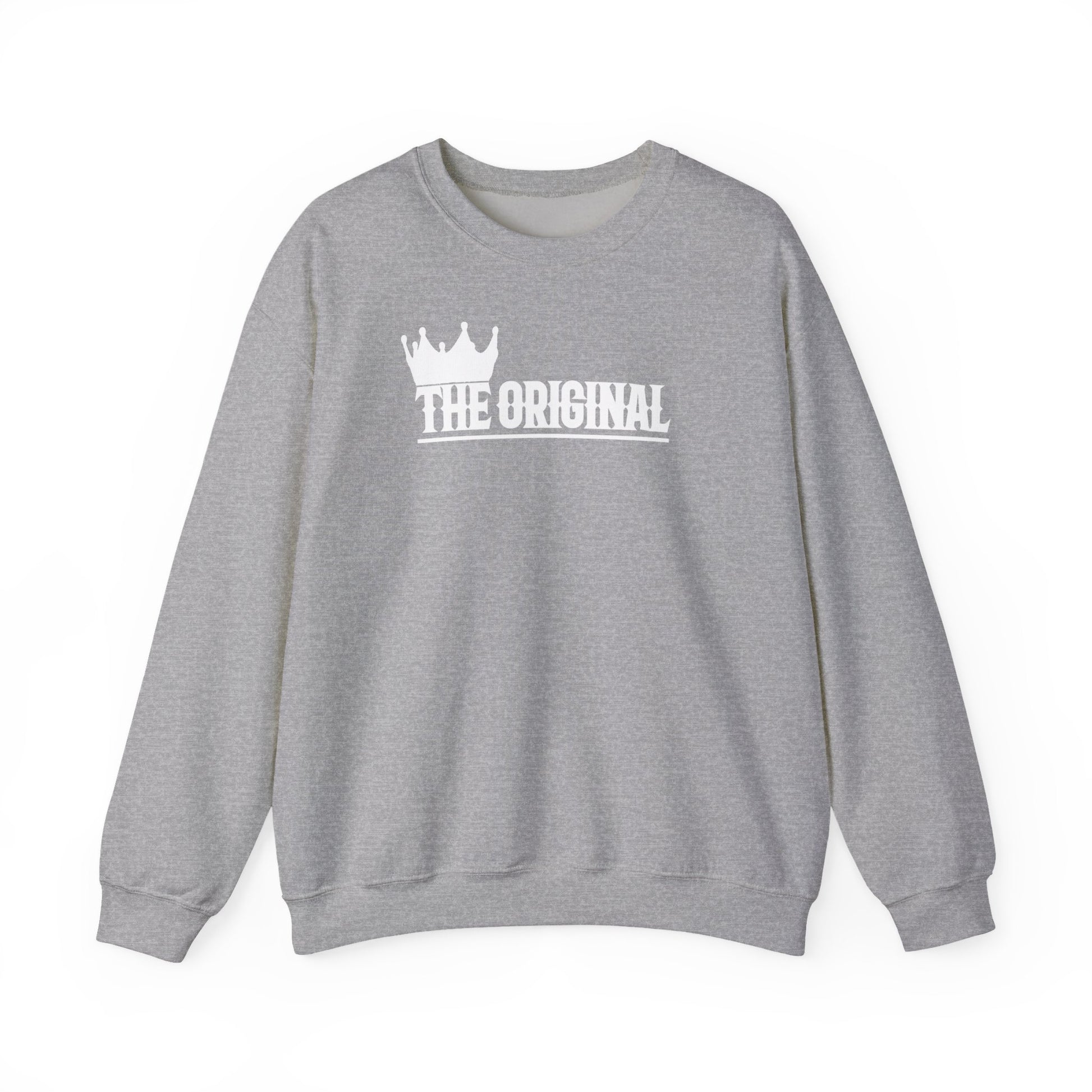 Minimalist faithwear sweatshirt flat lay “The Original” branding