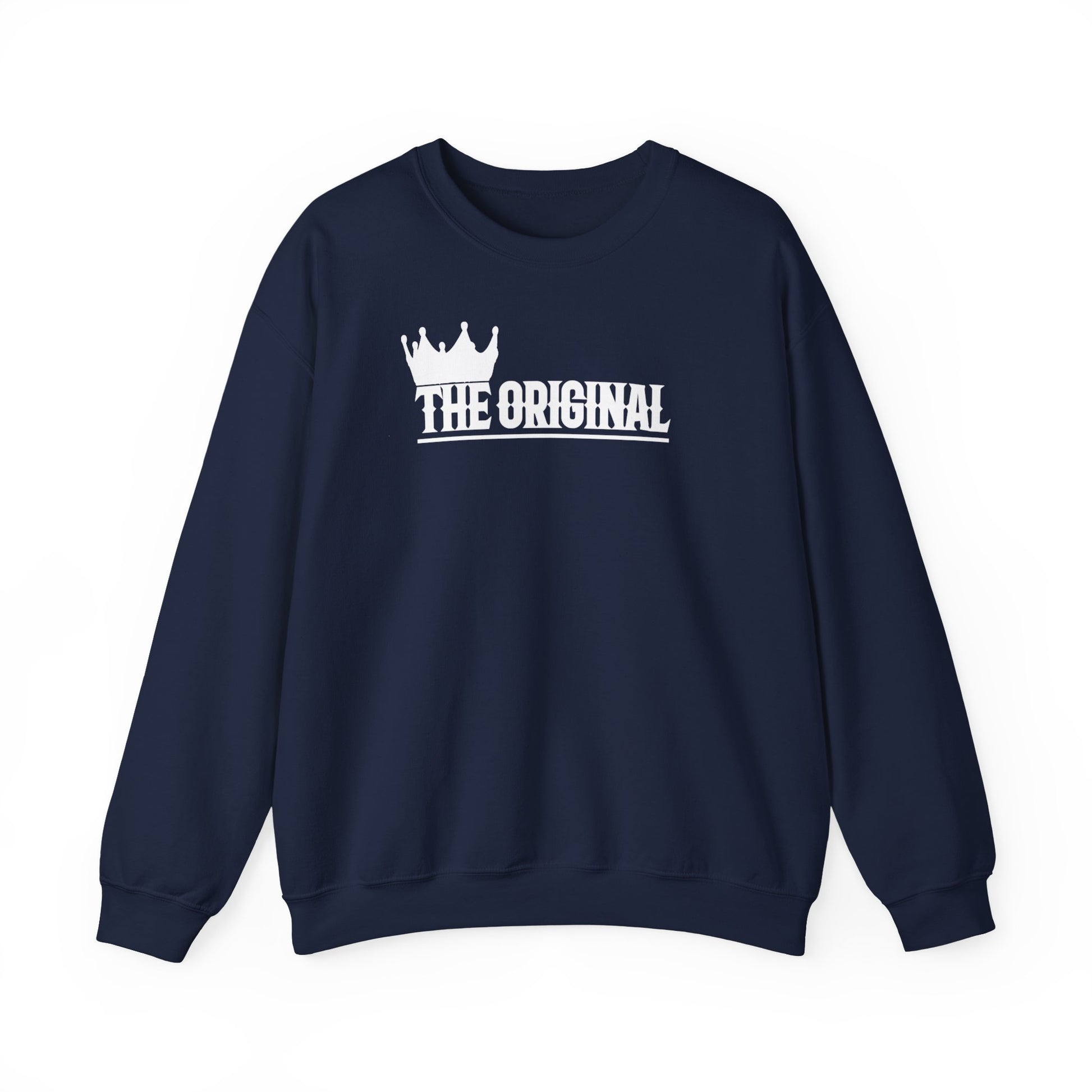 Front flat lay showcasing The Original unisex sweatshirt clean design