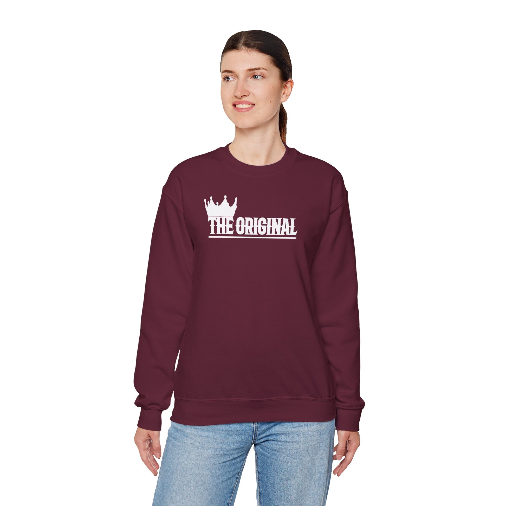 Streetwear look with The Original sweatshirt styled casually