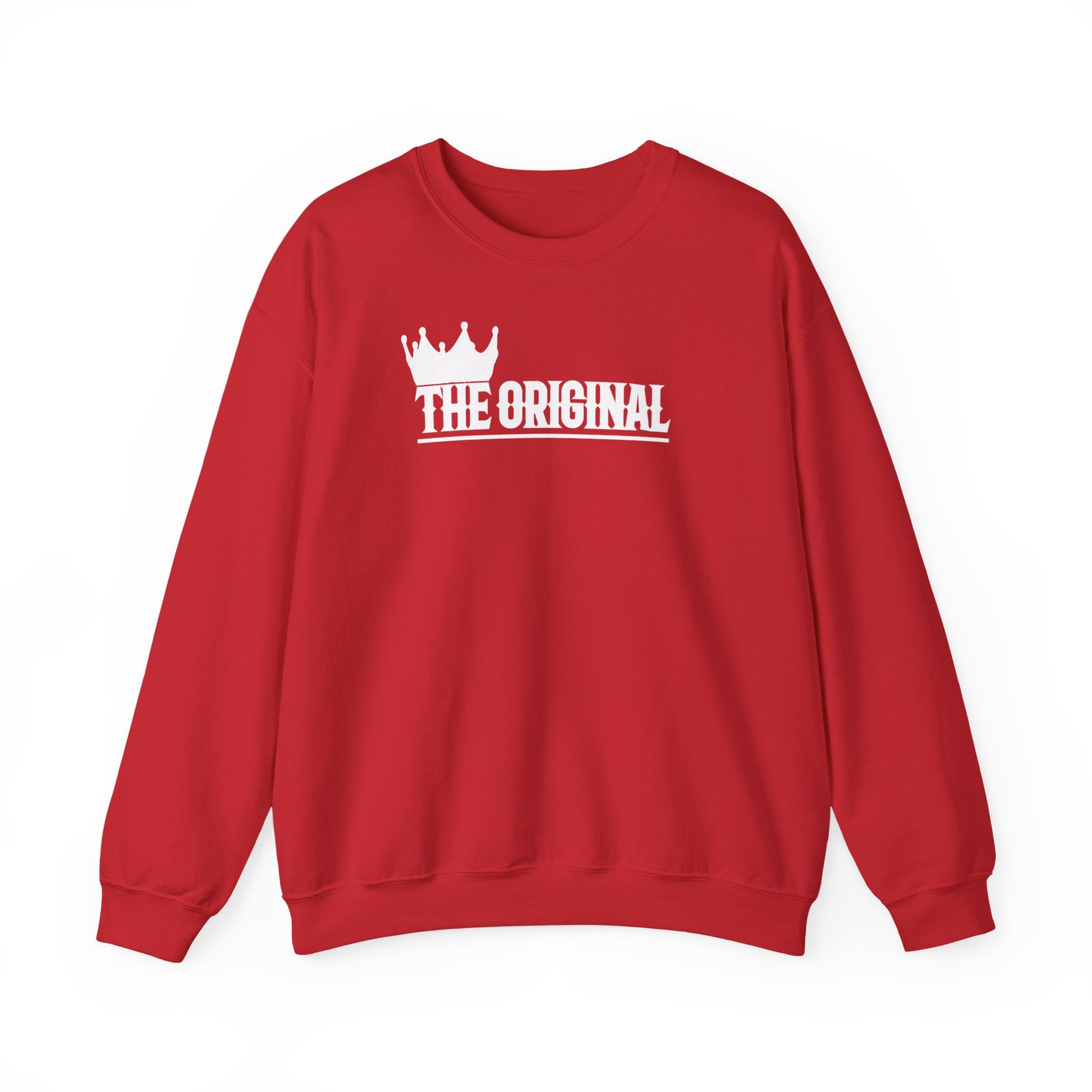 Front flat lay showcasing The Original unisex sweatshirt clean design