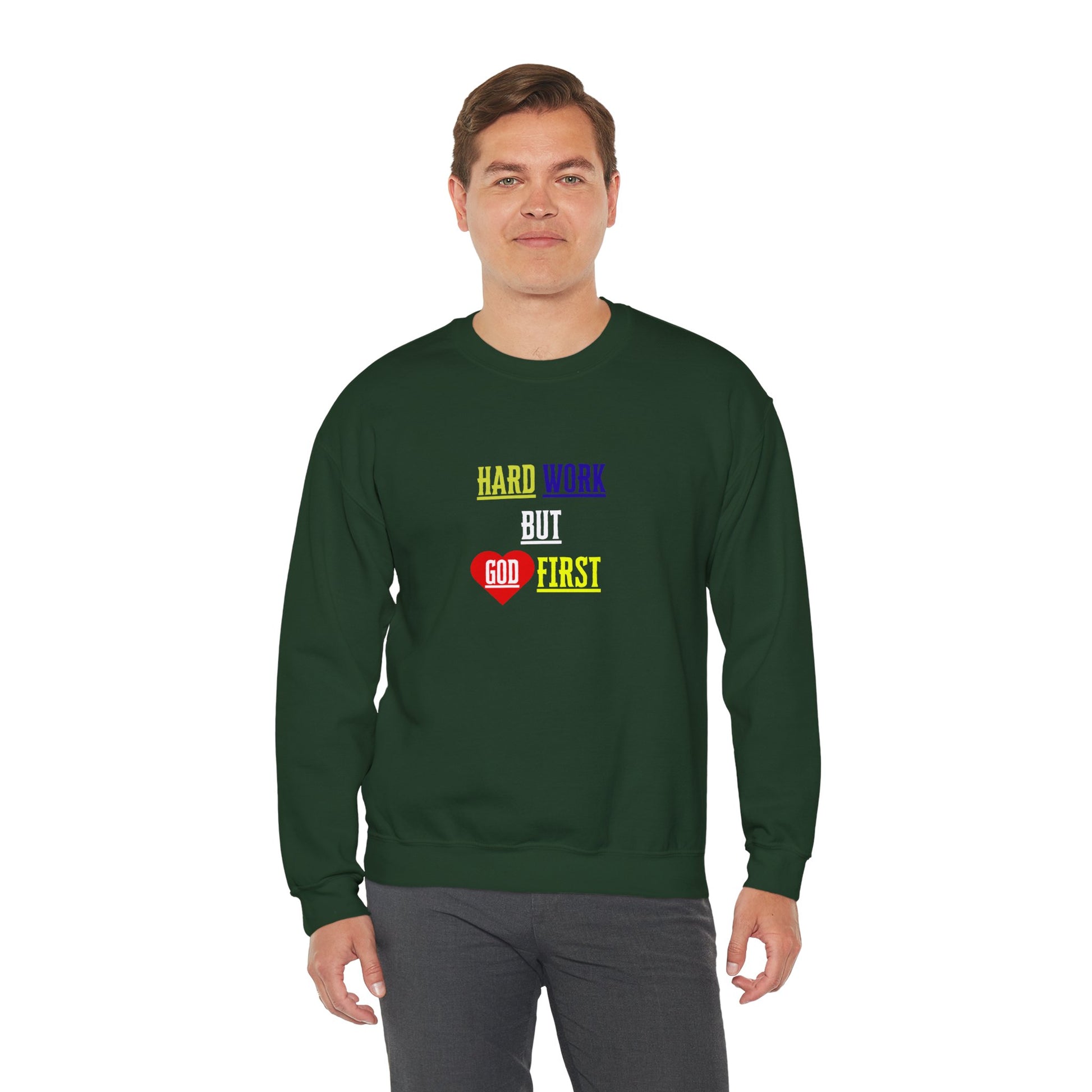 BOLD LINES Christian sweatshirt on a model from The Original faithwear