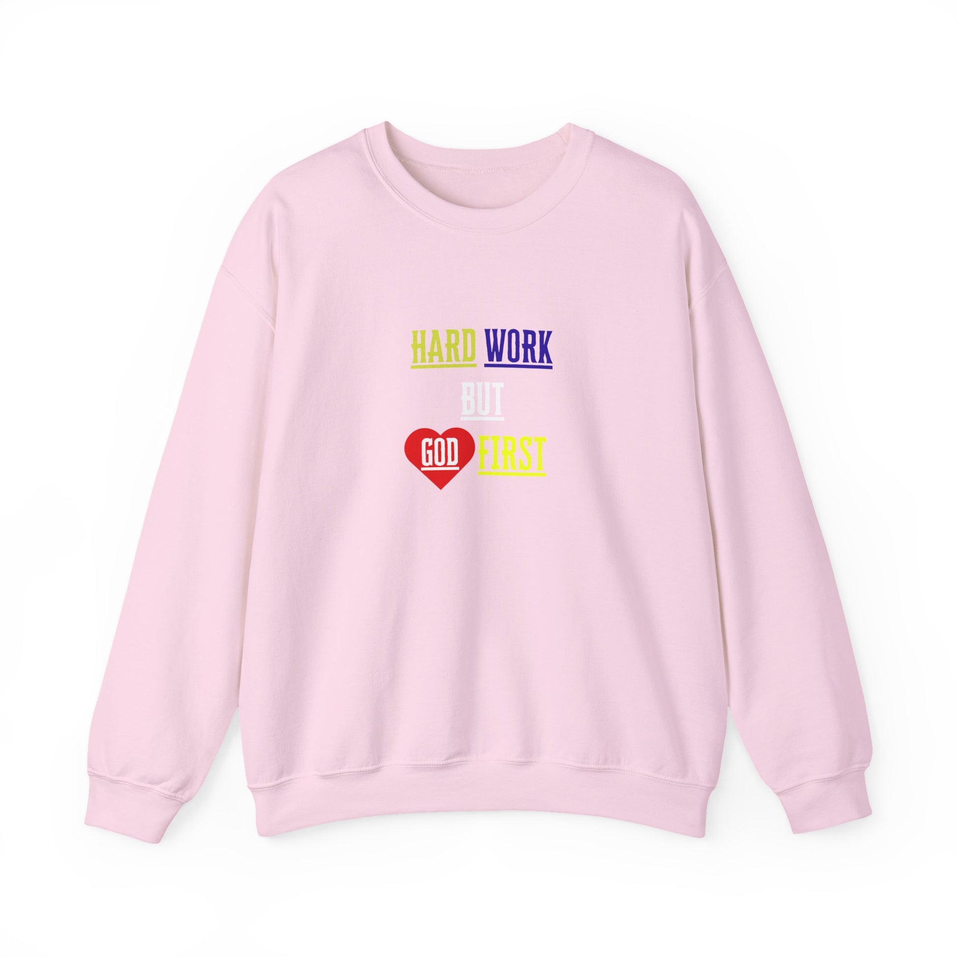 Heavy blend sweatshirt displayed flat for adults from The Original