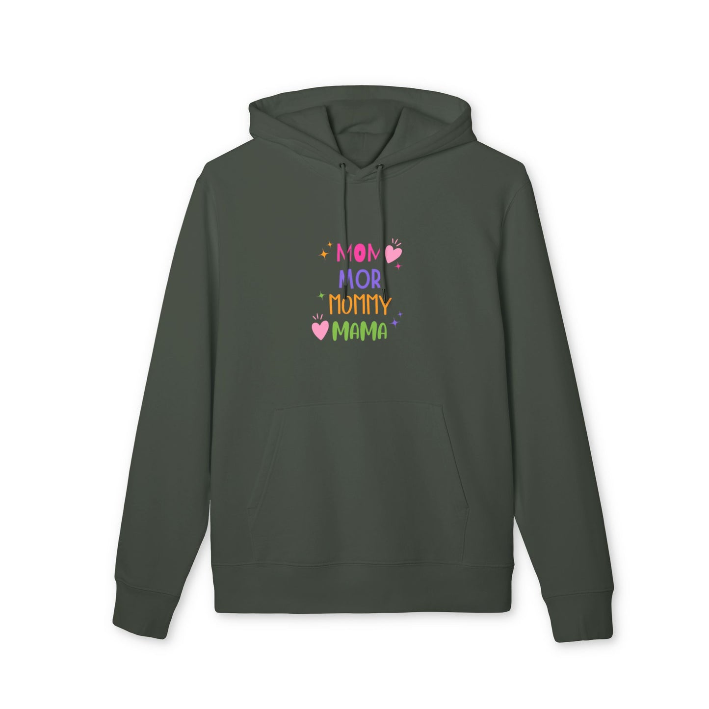 Faith-based apparel hoodie made from organic brushed cotton