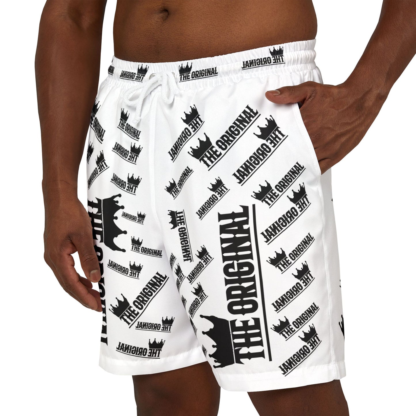 THE ORIGINAL Christian swim shorts with all-over print – faithwear summer edition