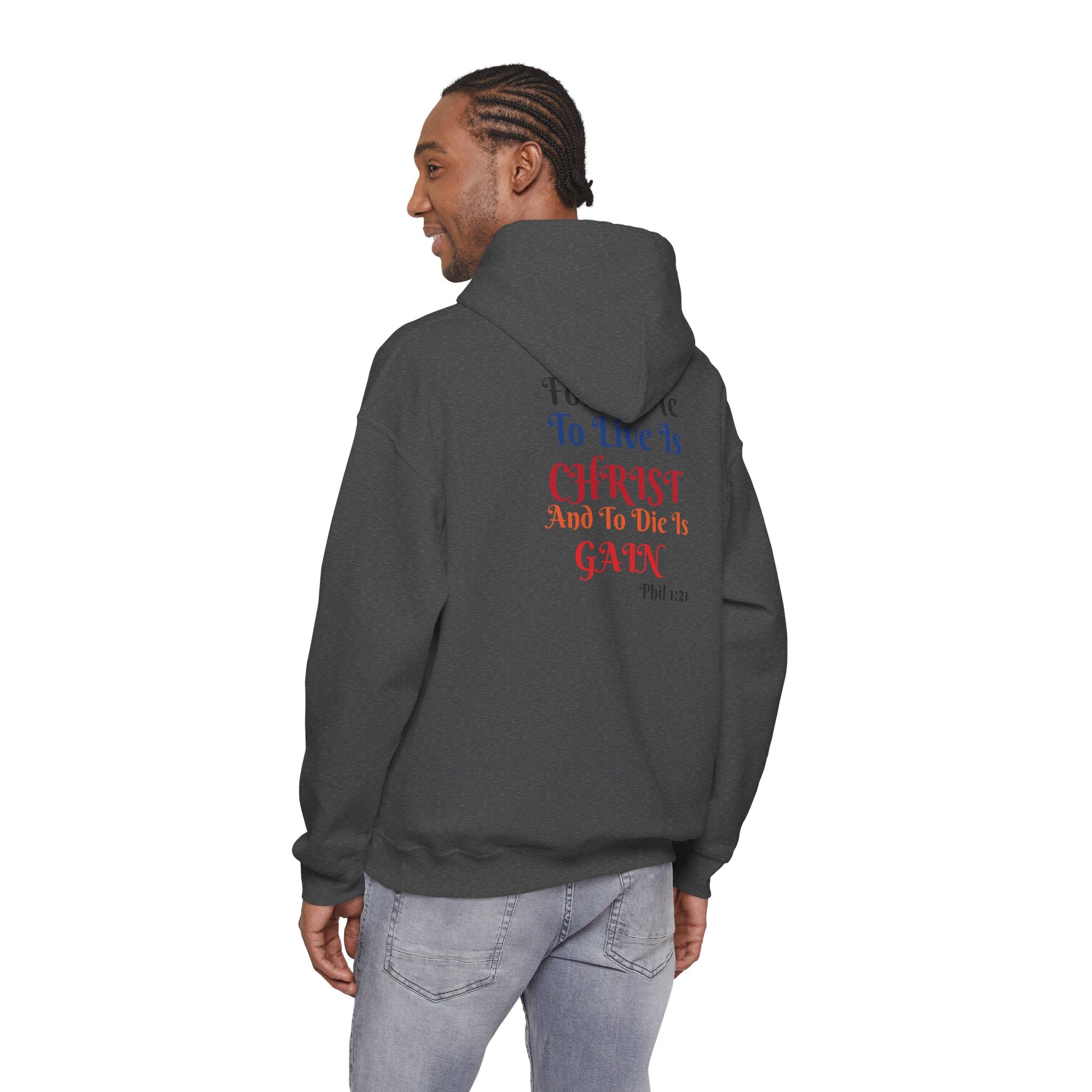 BOLD LINES: To Live Is… Filipperbrevet 1:21 – Kristen Unisex Sweatshirt | The Original