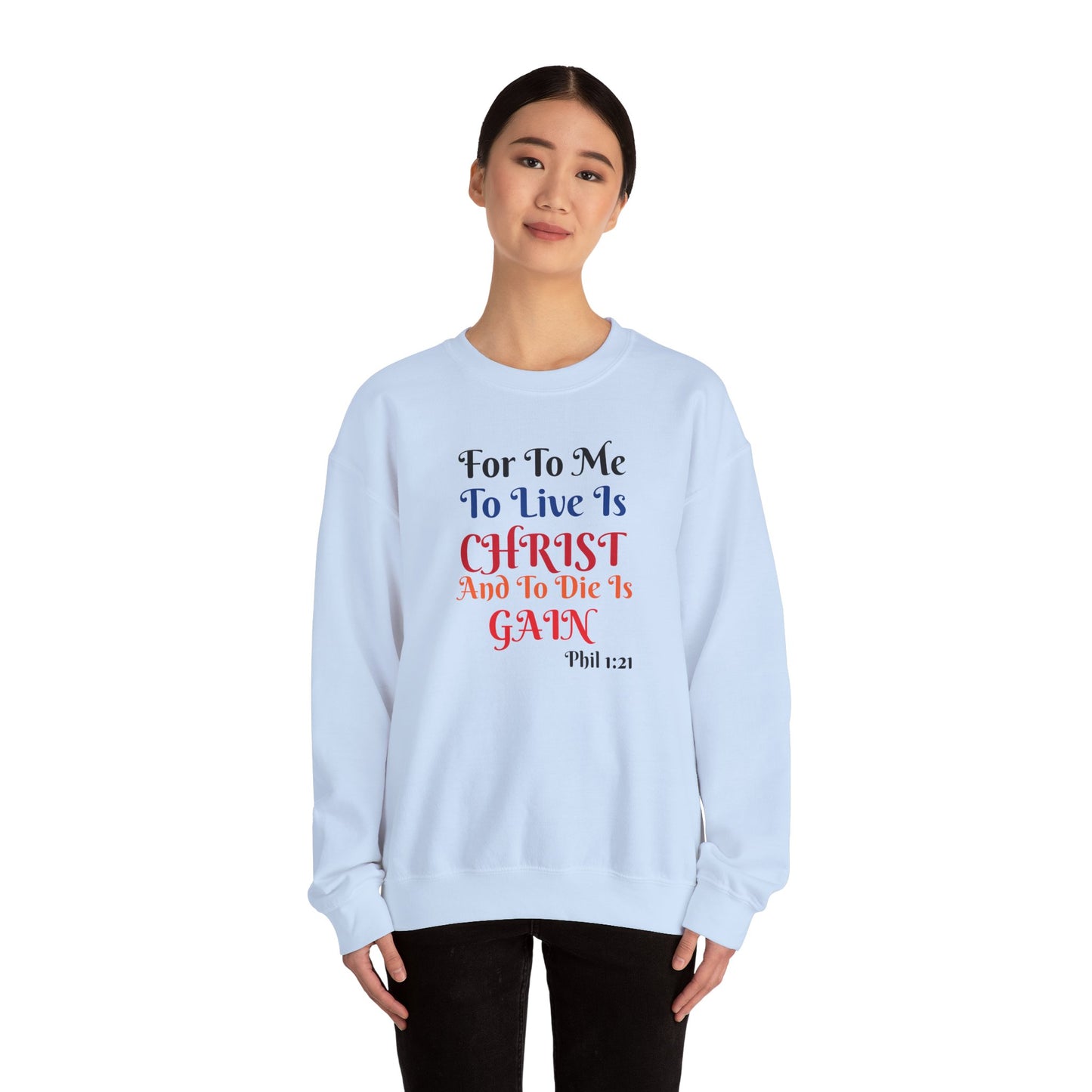 Born Again Christian Crewneck Sweatshirt - Unisex