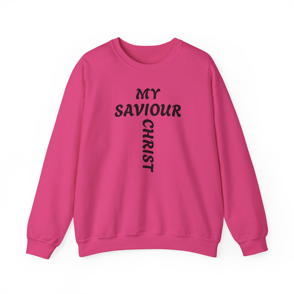 Sudadera con cuello redondo cristiana nacida de nuevo - Unisex CROSS