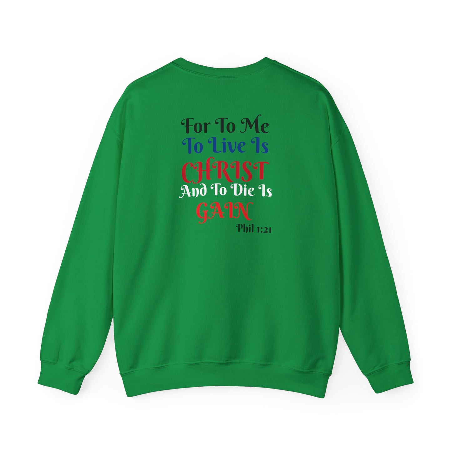 Born Again Christian Crewneck Sweatshirt - Unisex