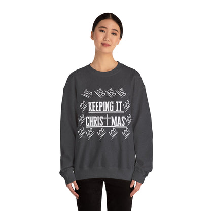 Crewneck Sweatshirt - Keeping Christ in Christmas Design