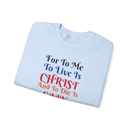 Born Again Christian Crewneck Sweatshirt - Unisex