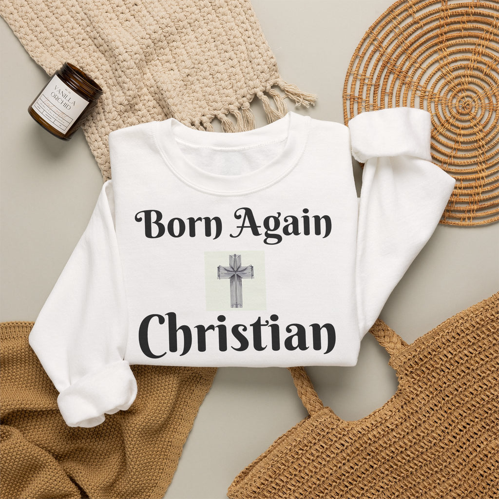 BOLD LINES: Born Again – Christian Unisex Sweatshirt | The Original