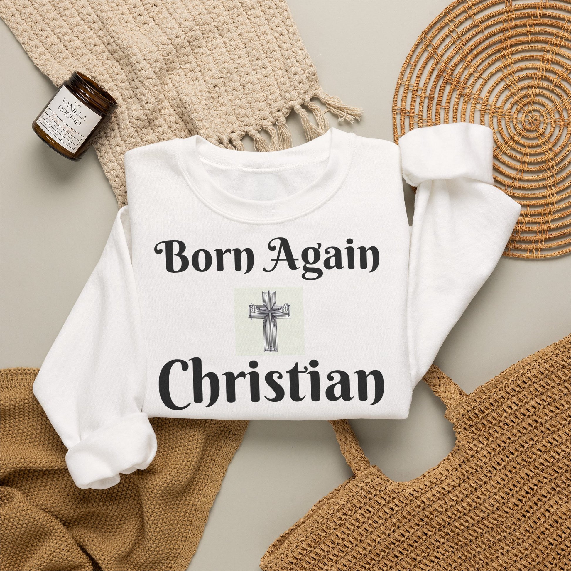 LÍNEAS ATREVIDAS: Nacido de Nuevo – Sudadera Cristiana Unisex | La Original