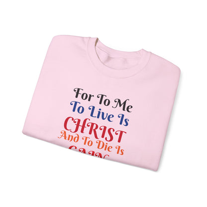 Born Again Christian Crewneck Sweatshirt - Unisex