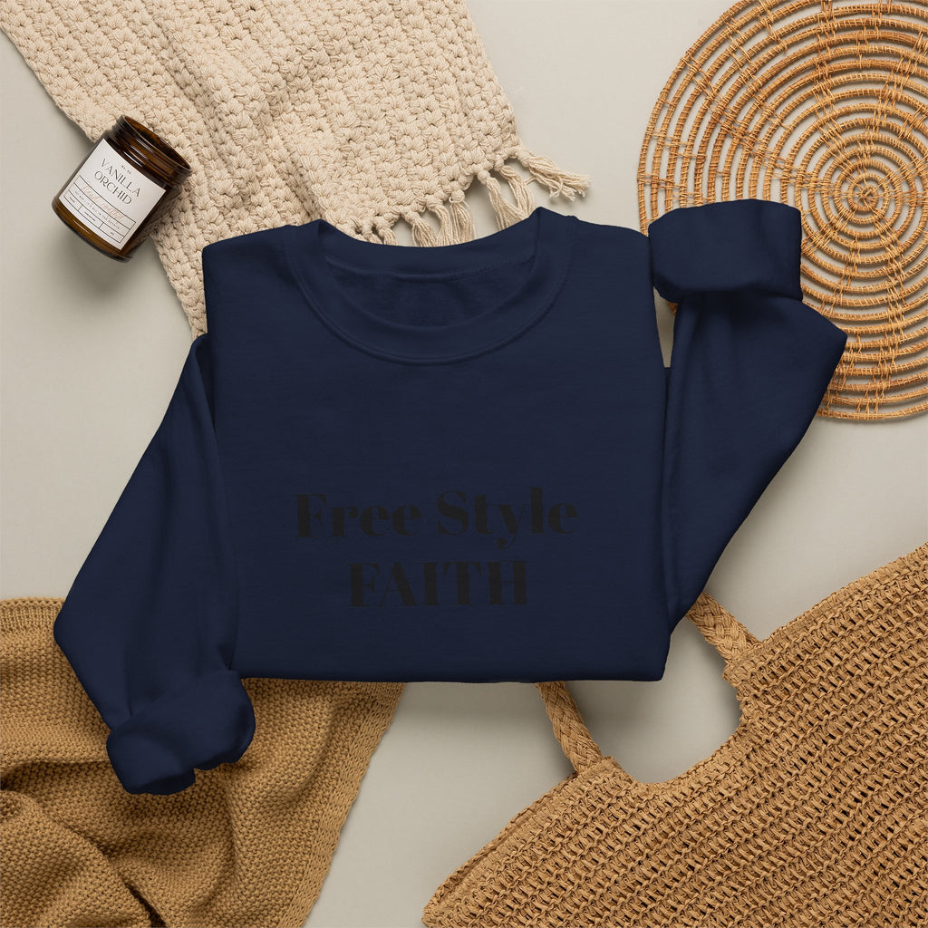 FREE STYLE FAITH Custom Kristen Sweatshirt – The Original – faithwear – streetwear with purpose