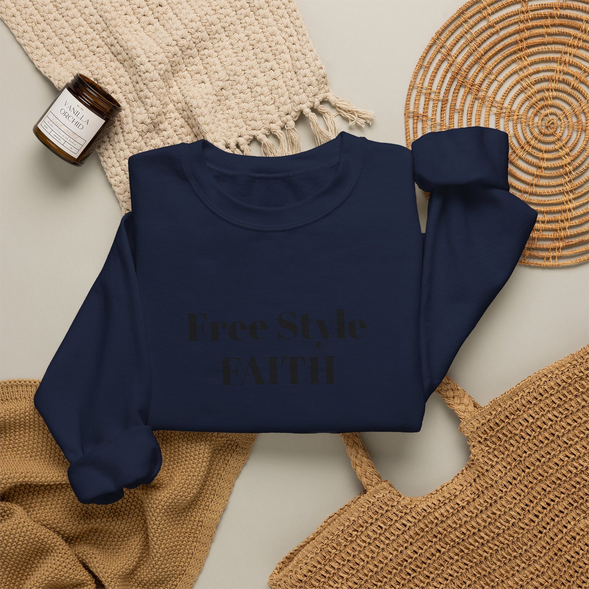 FREE STYLE FAITH Custom Kristen Sweatshirt – The Original – faithwear – streetwear with purpose