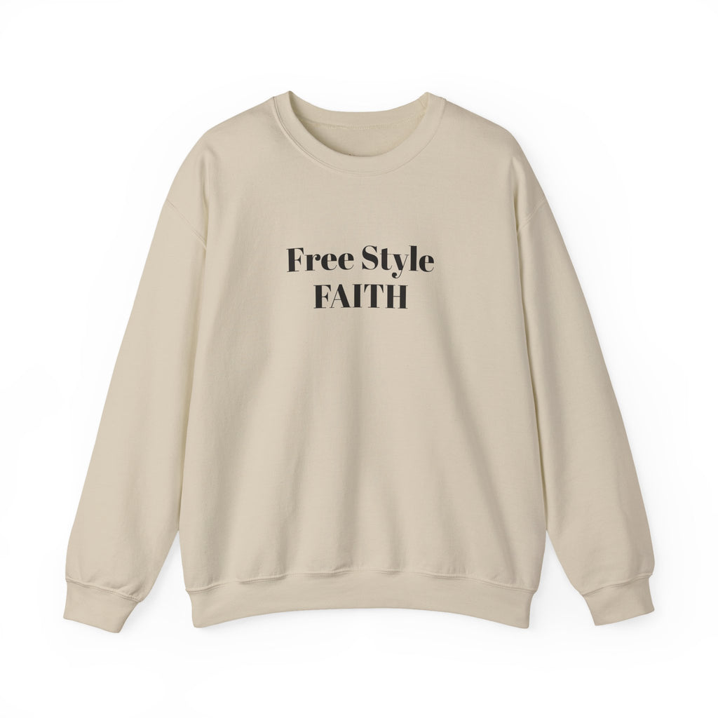 FREE STYLE FAITH Custom Kristen Sweatshirt – The Original – faithwear – streetwear with purpose