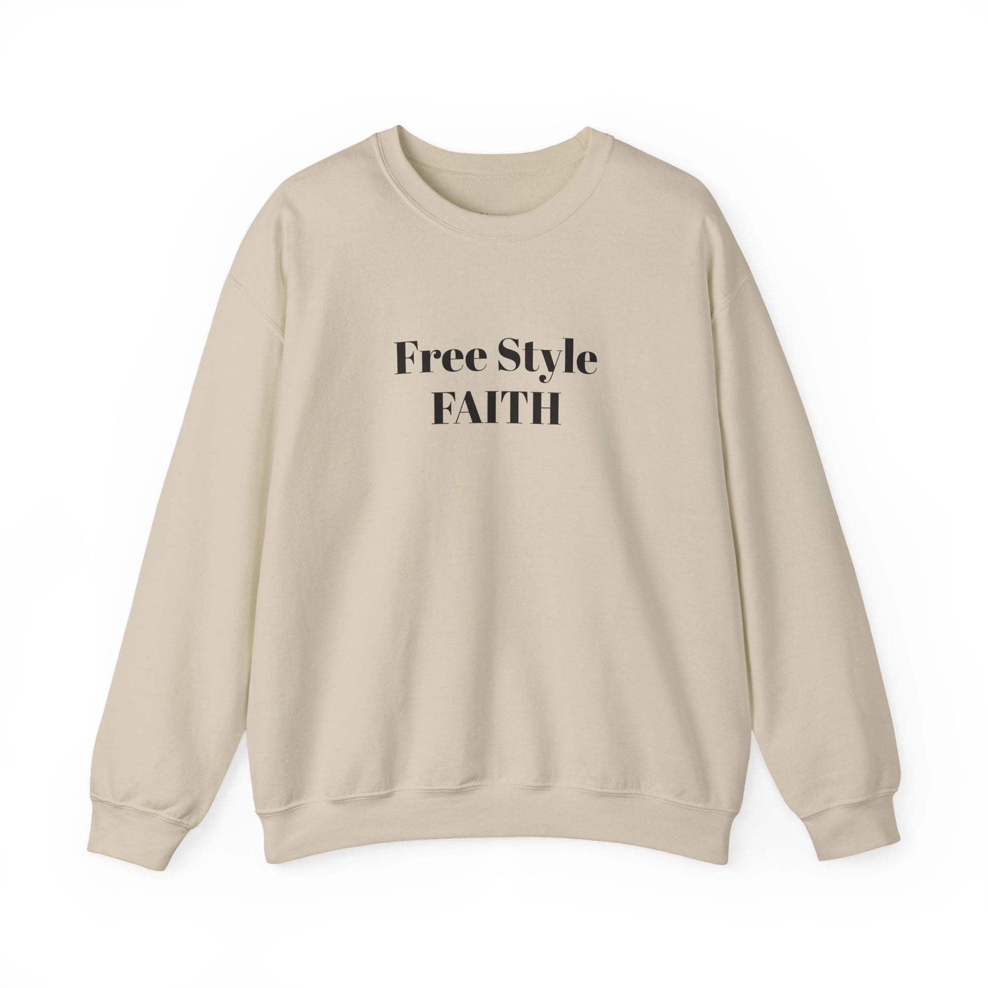 FREE STYLE FAITH Custom Kristen Sweatshirt – The Original – faithwear – streetwear with purpose