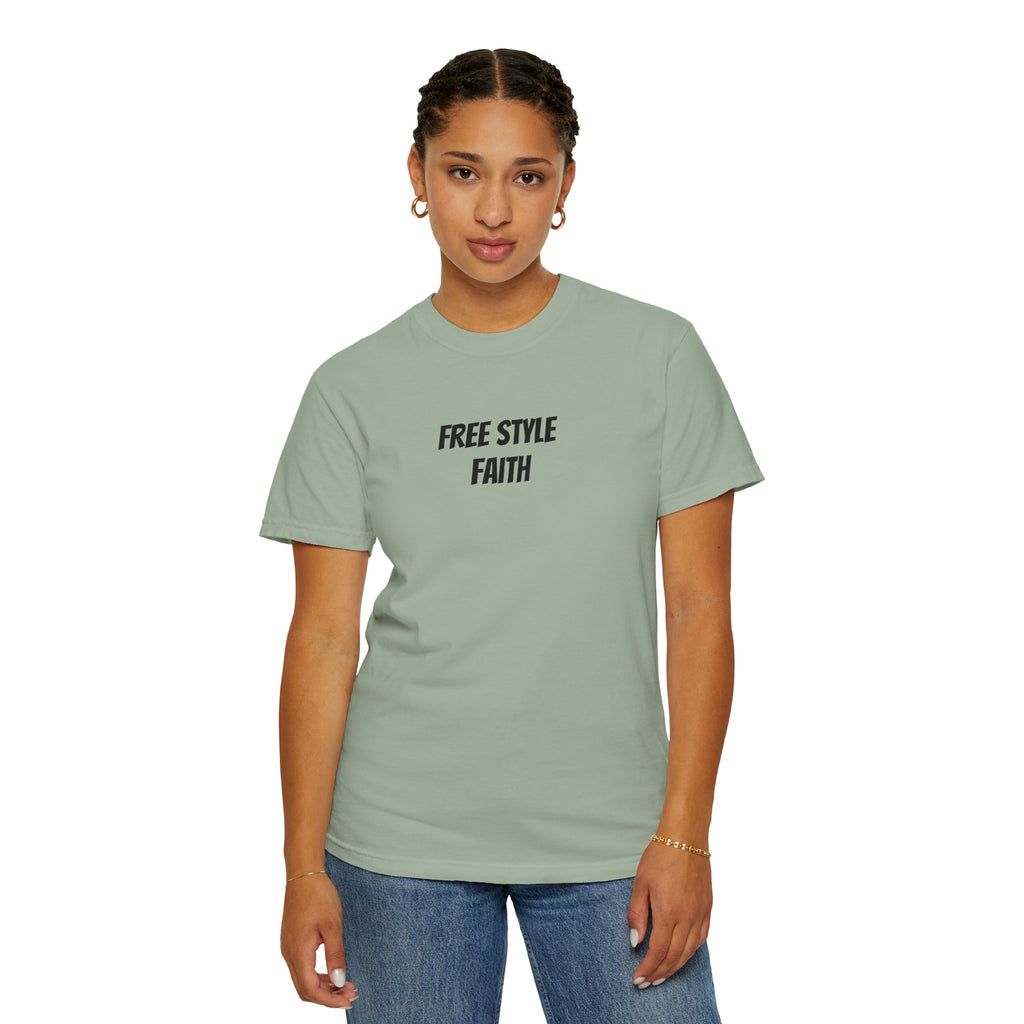 Create your faith statement T-Shirt — "Free Style Faith" Colorful Tee - The Original