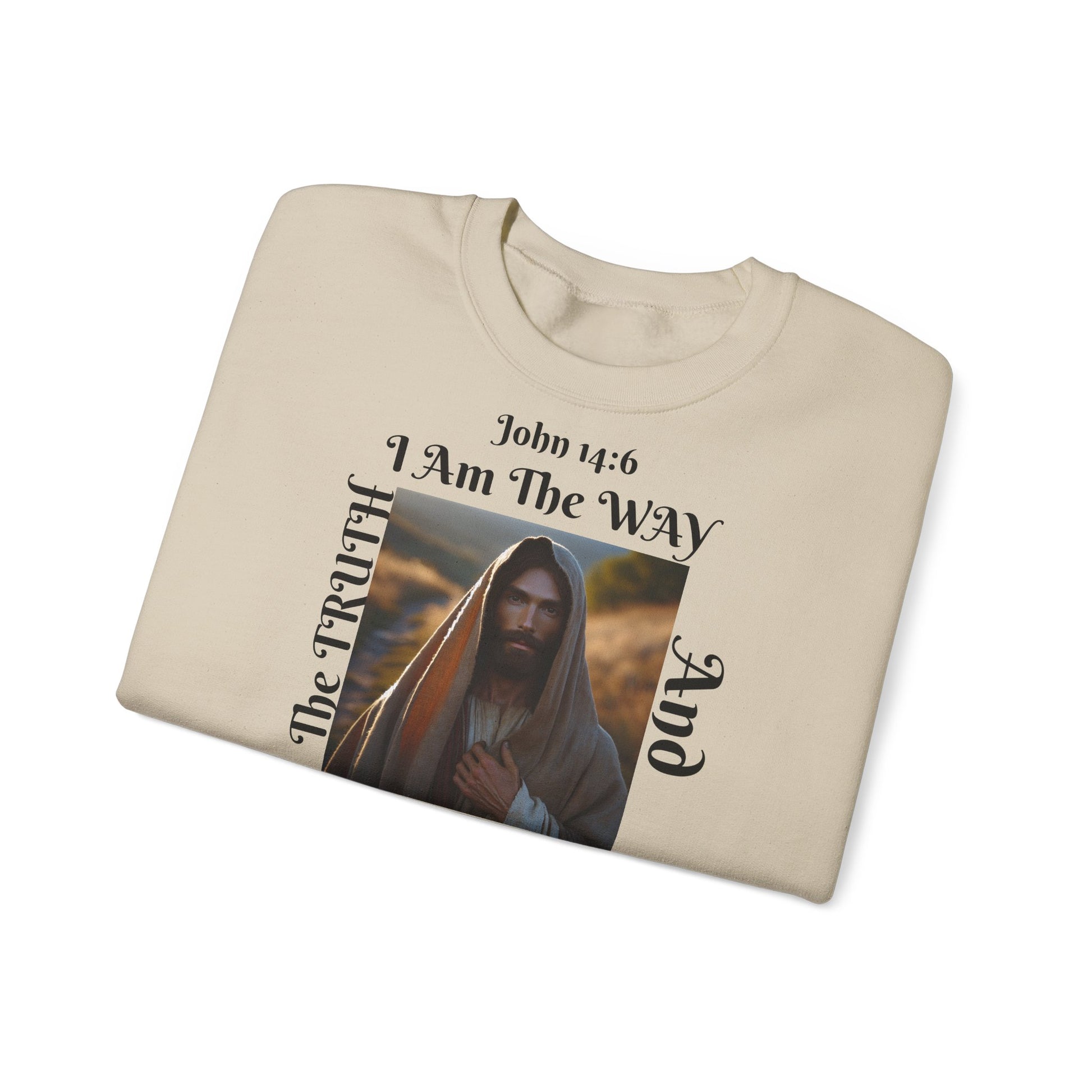 BOLD LINES: The Way Unisex Sweatshirt | The Original - faithwear - streetwear with purpose