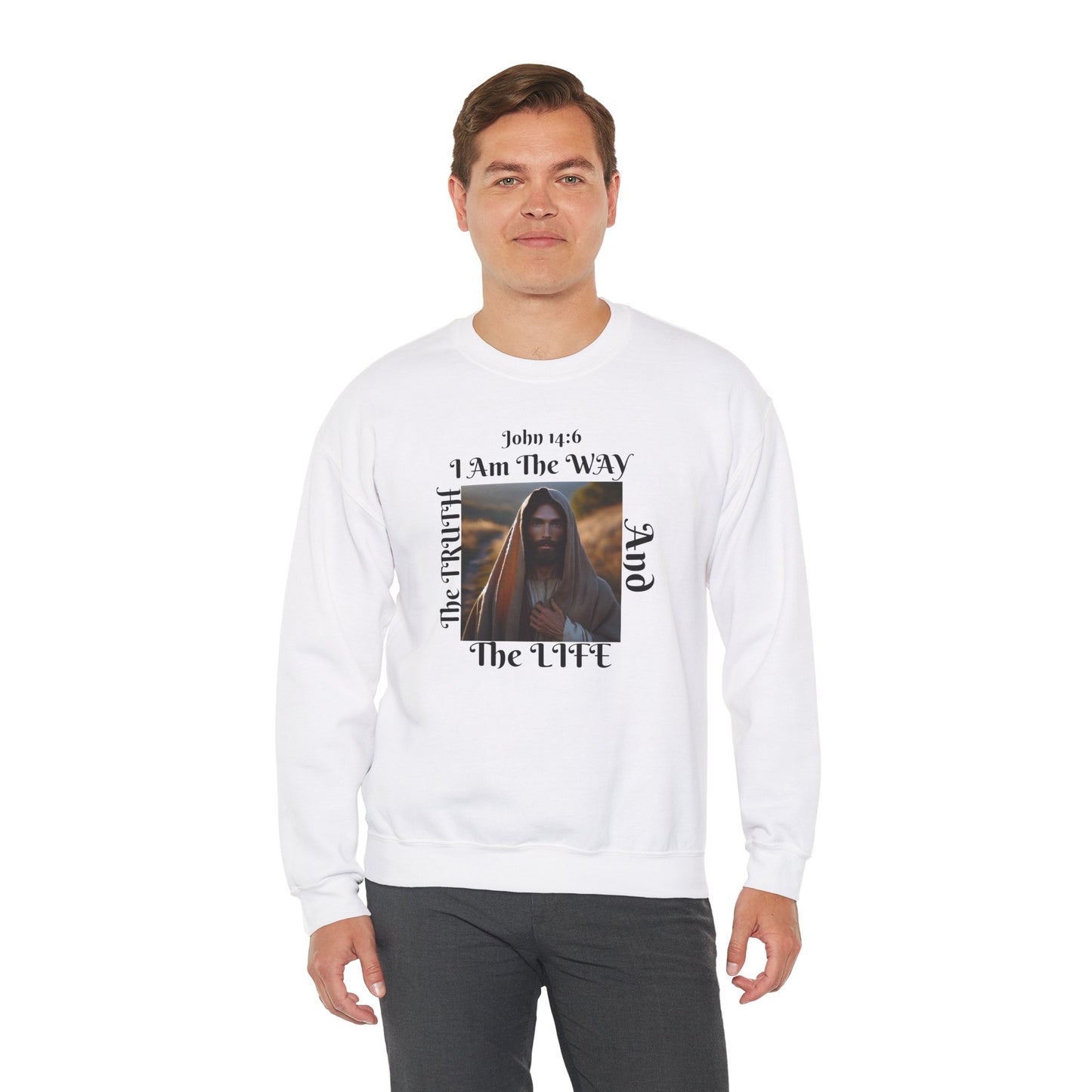 Born Again Christian Crewneck Sweatshirt - Unisex The way