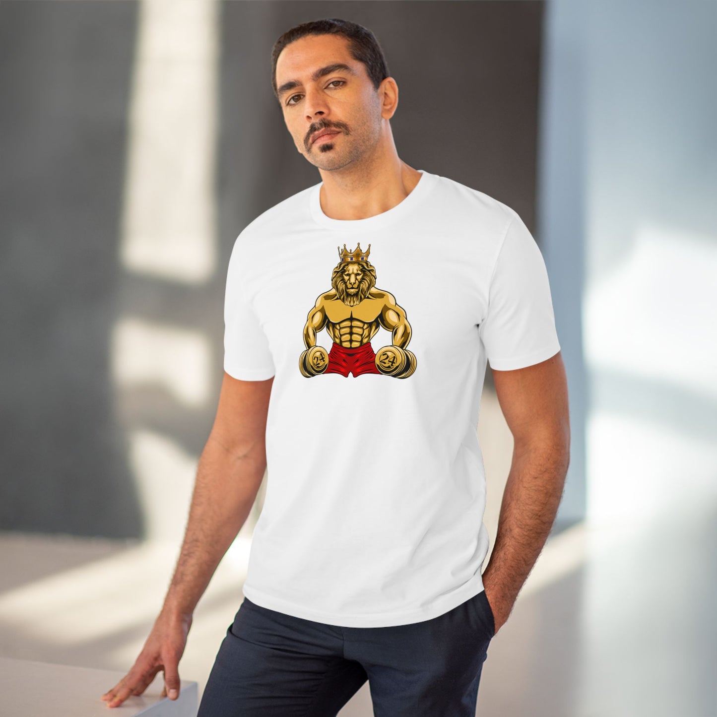 MUSCLE LION Organic T-shirt