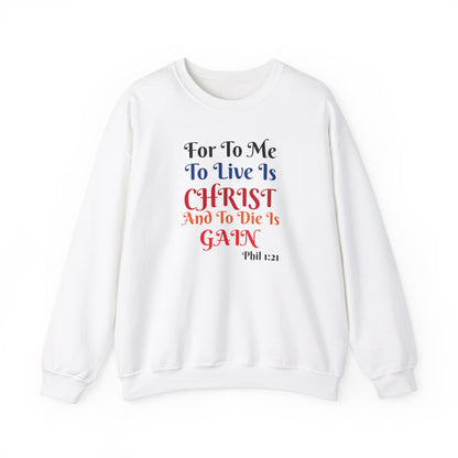 Born Again Christian Crewneck Sweatshirt - Unisex