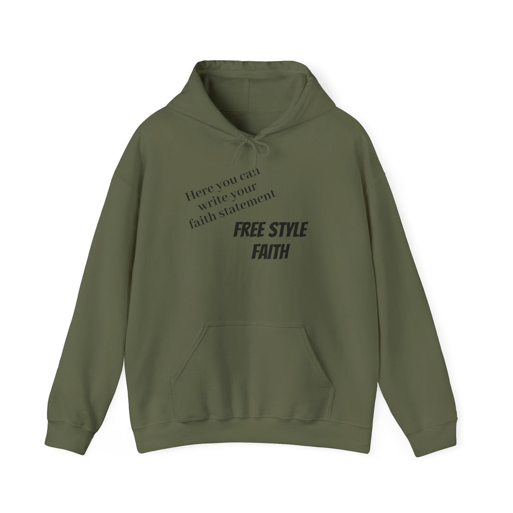 FREE STYLE FAITH Custom kristen Sweatshirt – The Original – faithwear – streetwear with purpose