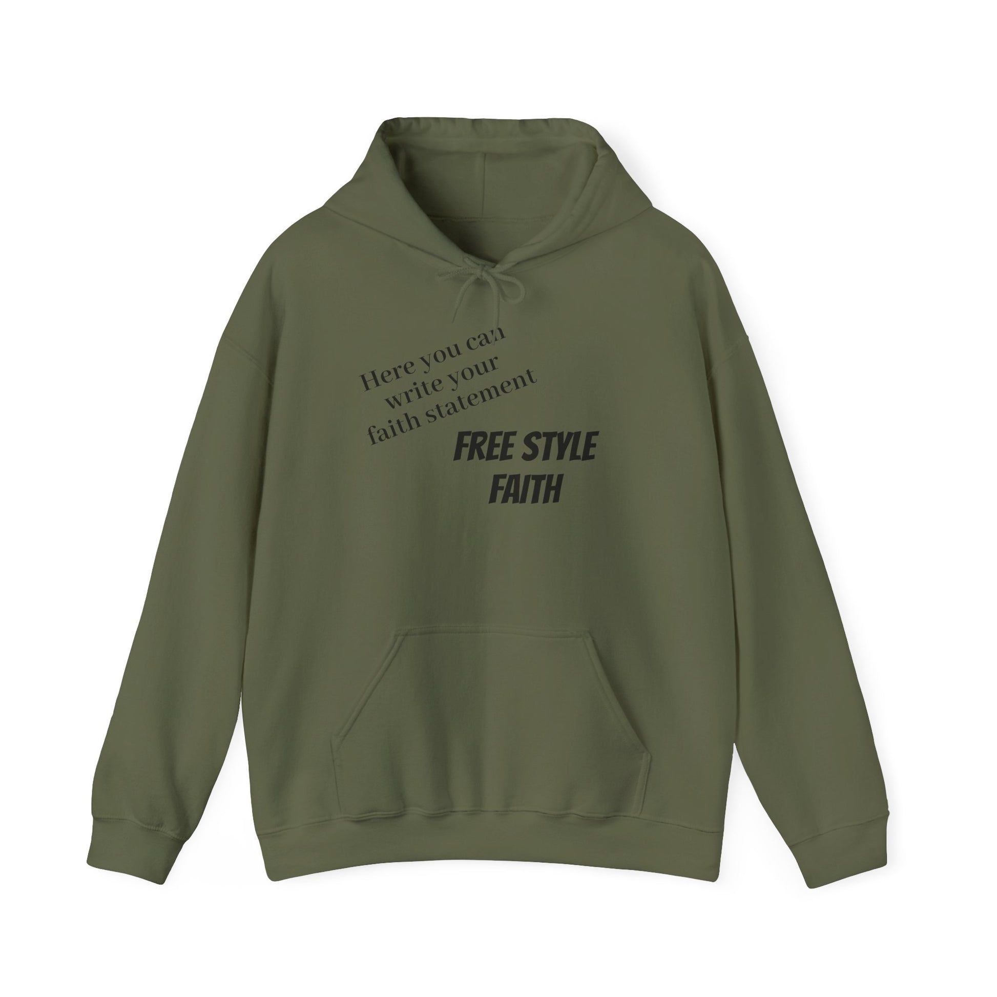 FREE STYLE FAITH Custom kristen Sweatshirt – The Original – faithwear – streetwear with purpose