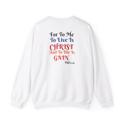 Born Again Christian Crewneck Sweatshirt - Unisex