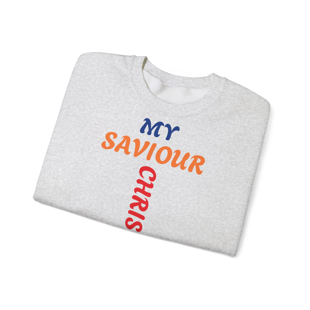 Mutige Worte: Mein Erlöser Christus – Christliches Unisex-Sweatshirt | Das Original, Faithwear