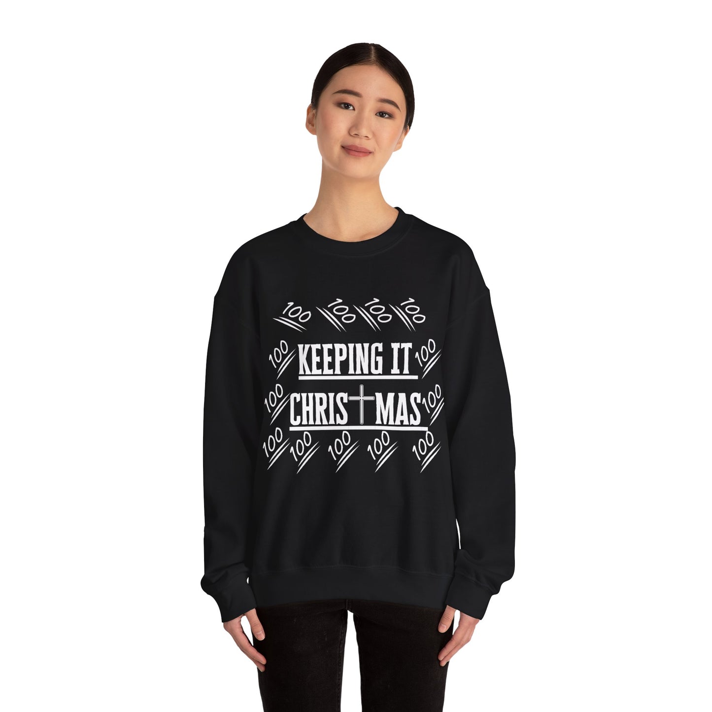 Crewneck Sweatshirt - Keeping Christ in Christmas Design