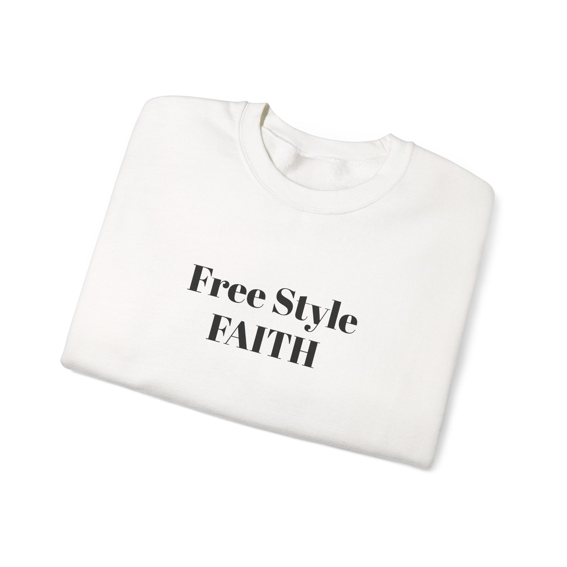 FREE STYLE FAITH Custom Kristen Sweatshirt – The Original – faithwear – streetwear with purpose