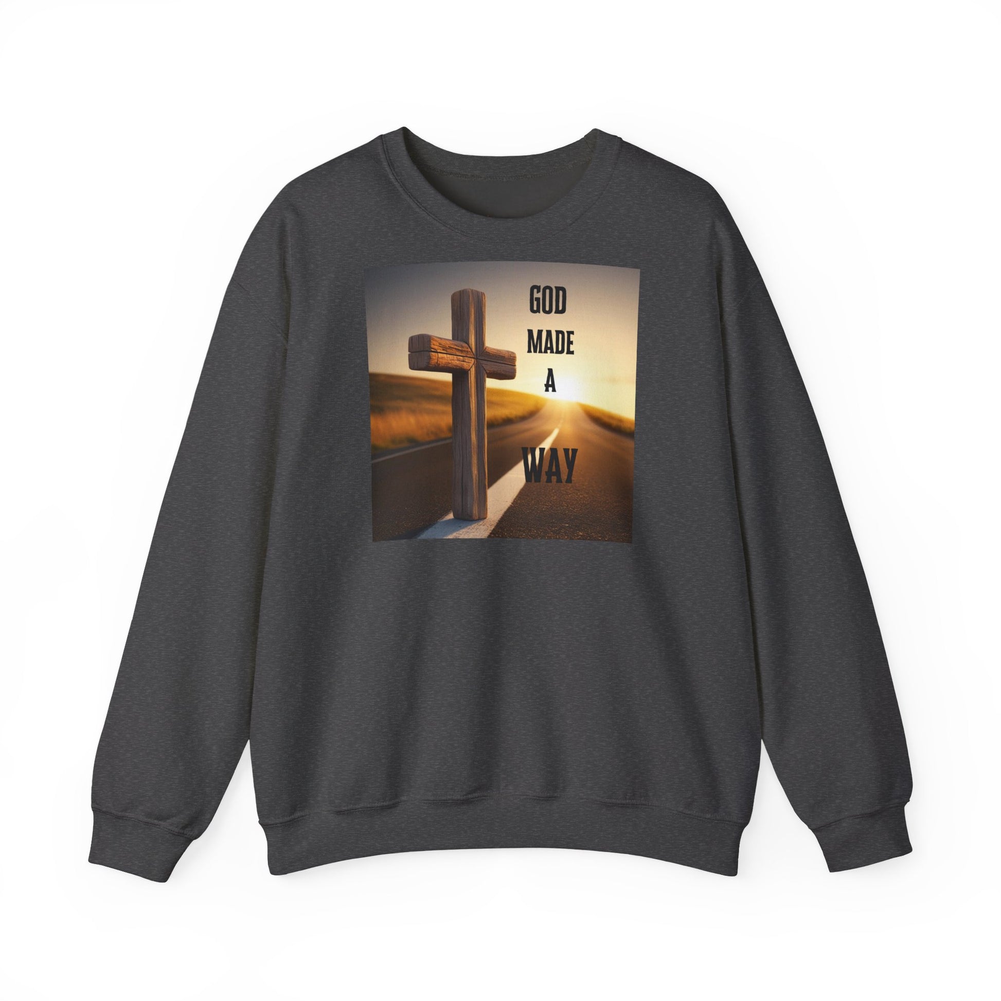 LÍNEAS ATREVIDAS – Sudadera cristiana unisex de cuello redondo | La original: ropa de fe con propósito