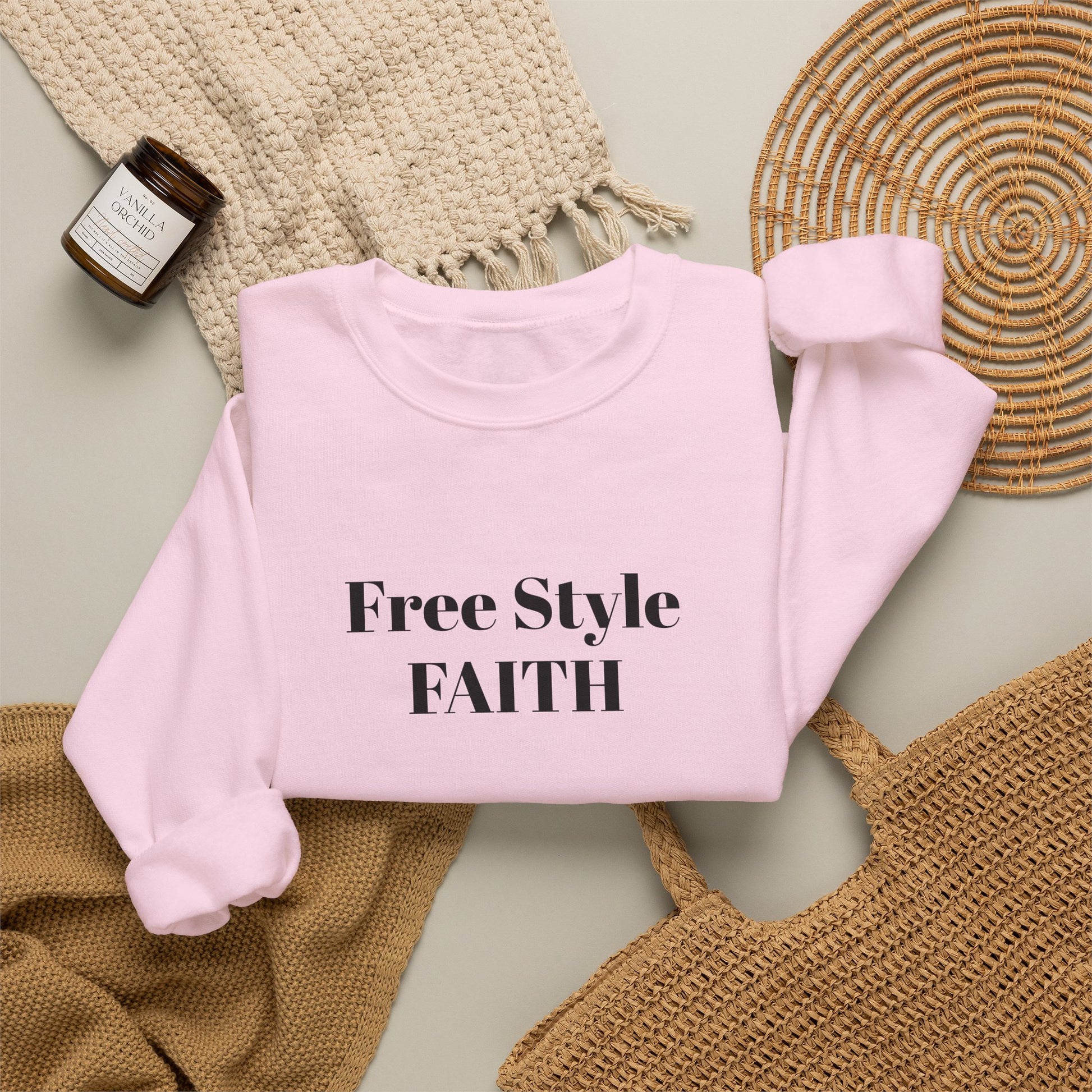 FREE STYLE FAITH Custom Kristen Sweatshirt – The Original – faithwear – streetwear with purpose