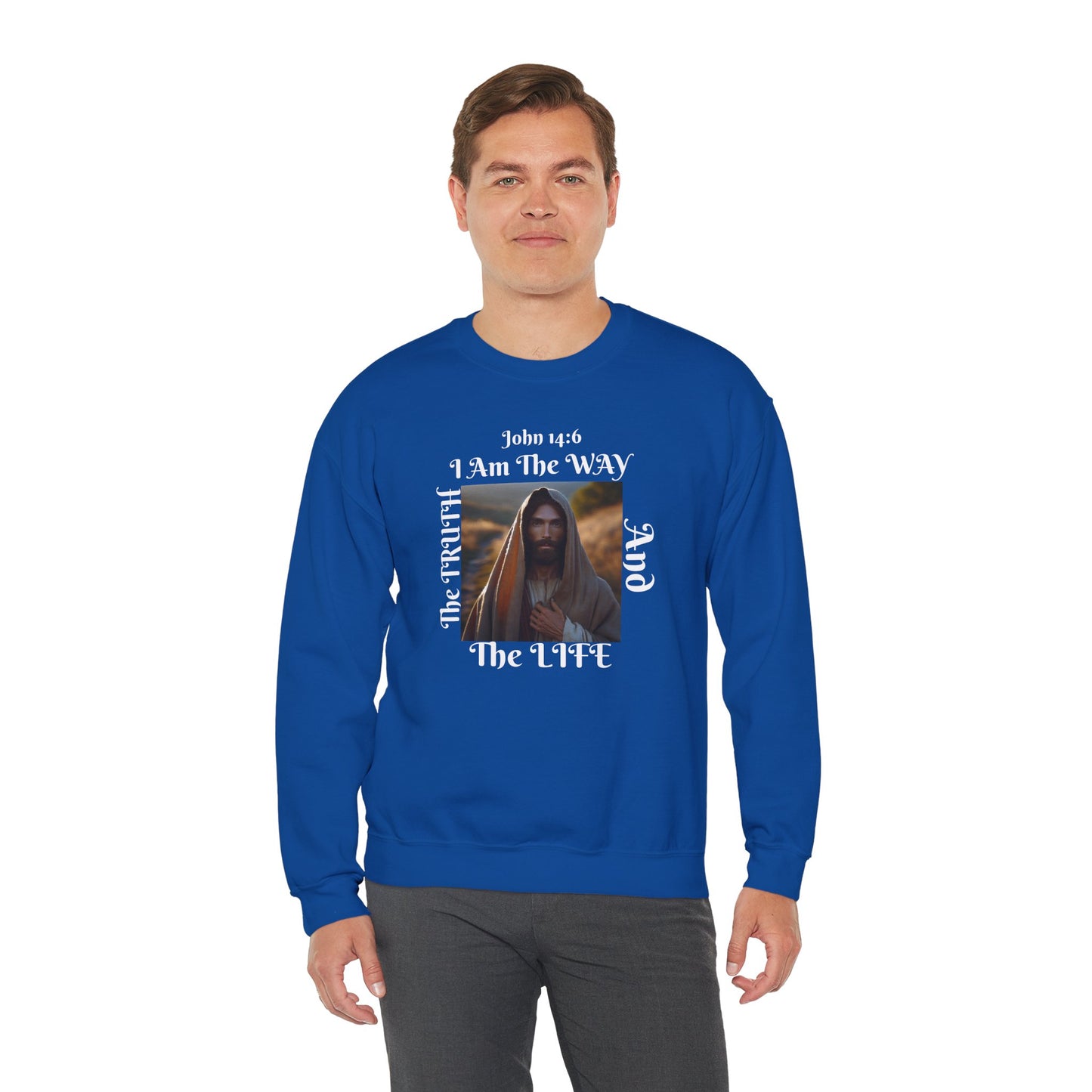 Born Again Christian Crewneck Sweatshirt - Unisex The way