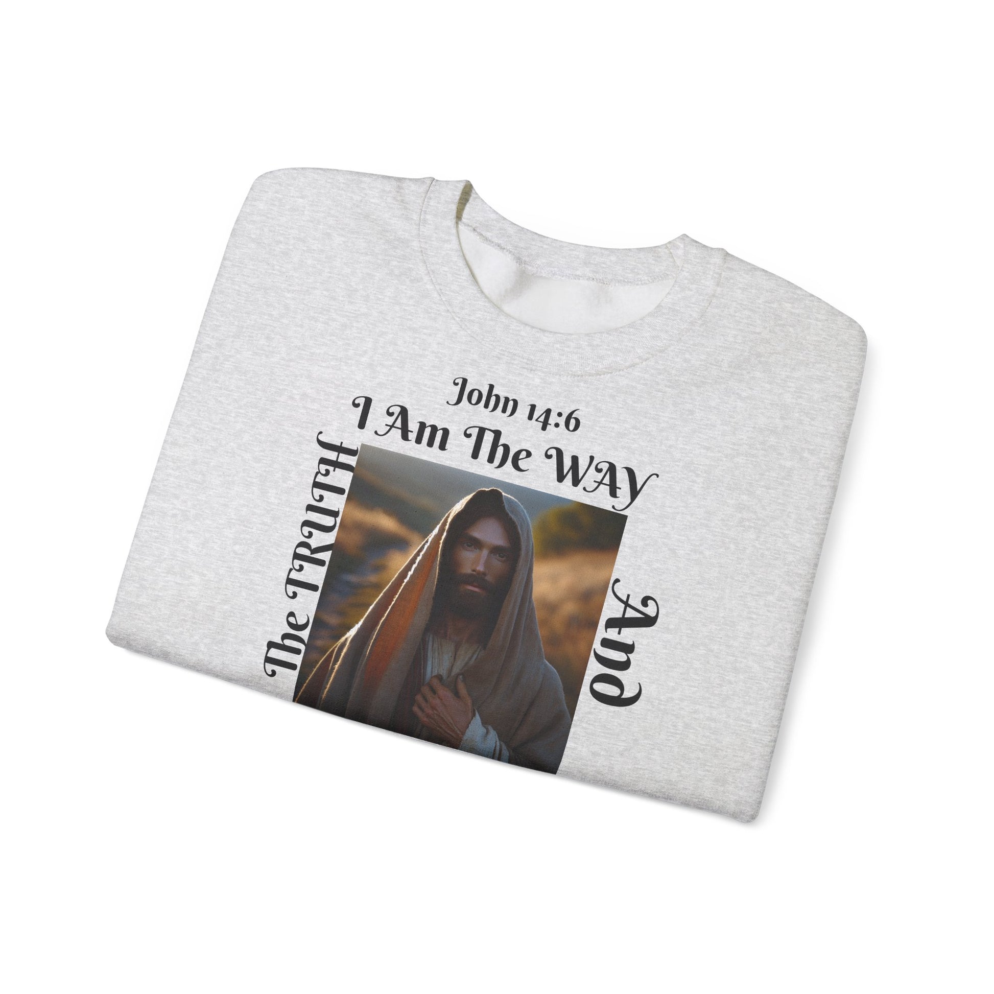BOLD LINES: The Way Unisex Sweatshirt | The Original - faithwear - streetwear with purpose