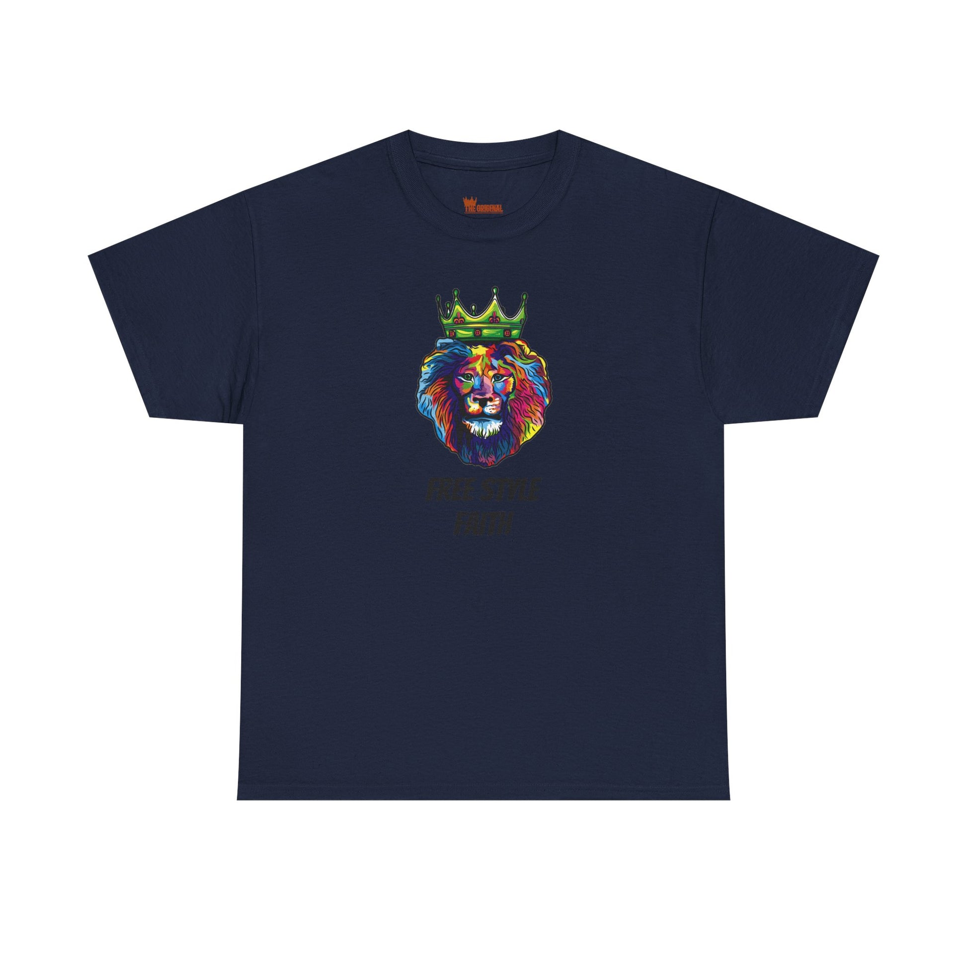 FREE STYLE FAITH med COLOR LION Custom kristen T-shirt – The Original – faithwear