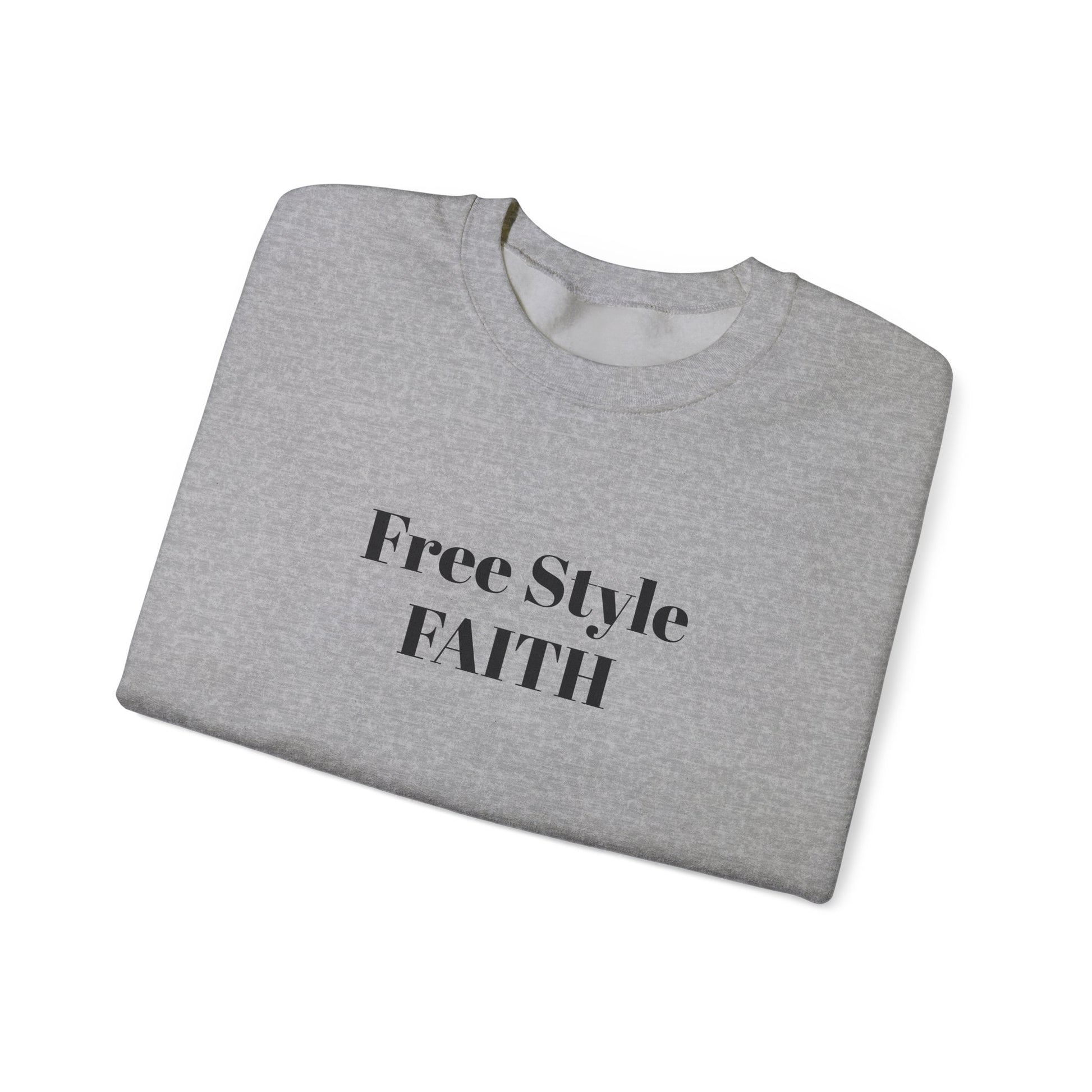 FREE STYLE FAITH Custom Kristen Sweatshirt – The Original – faithwear – streetwear with purpose