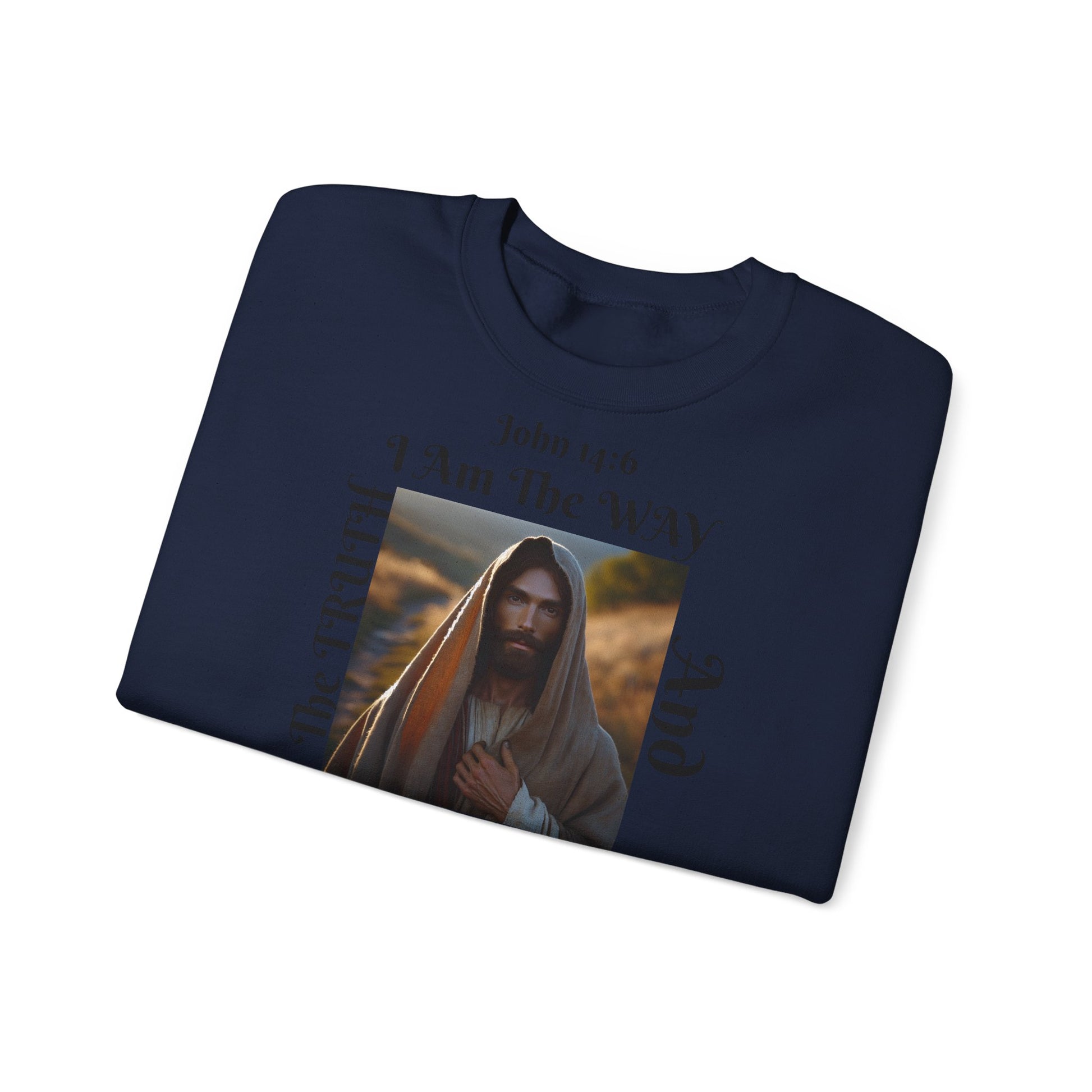 BOLD LINES: The Way Unisex Sweatshirt | The Original - faithwear - streetwear with purpose