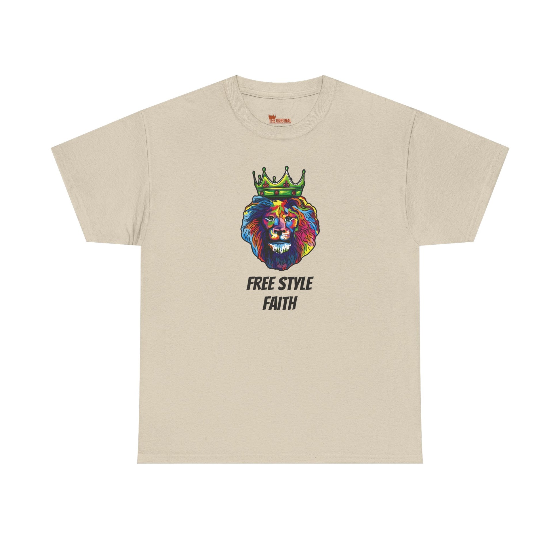 FREE STYLE FAITH med COLOR LION Custom kristen T-shirt – The Original – faithwear
